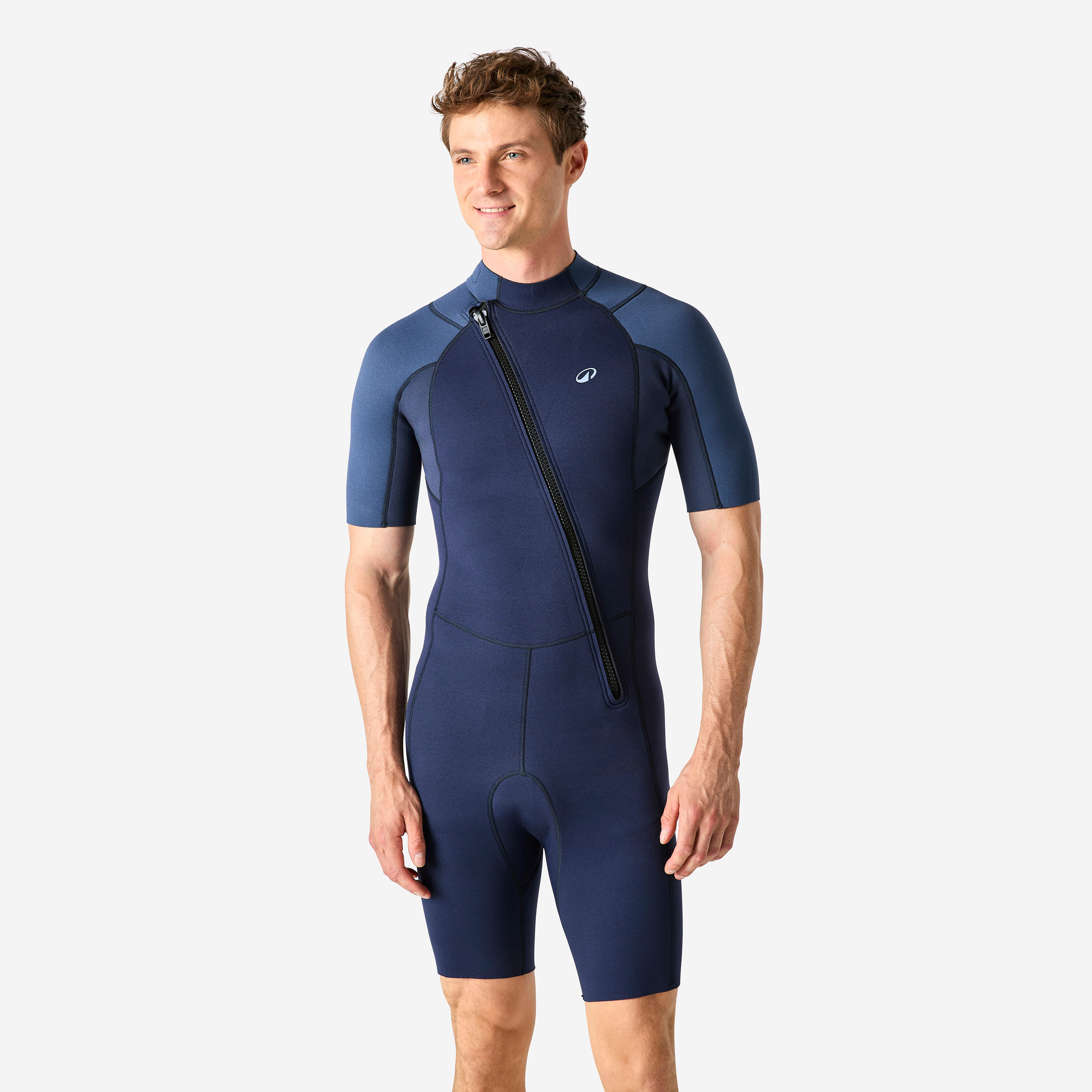 Krótka pianka do snorkelingu męska Decathlon Essential Ocena kauczuk 2 mm
