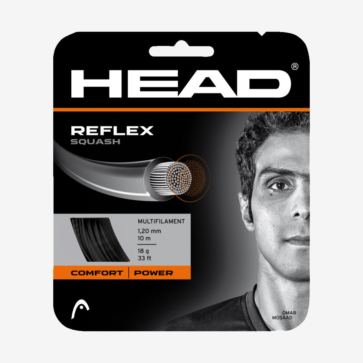 HEAD REFLEX Naciągi do squasha