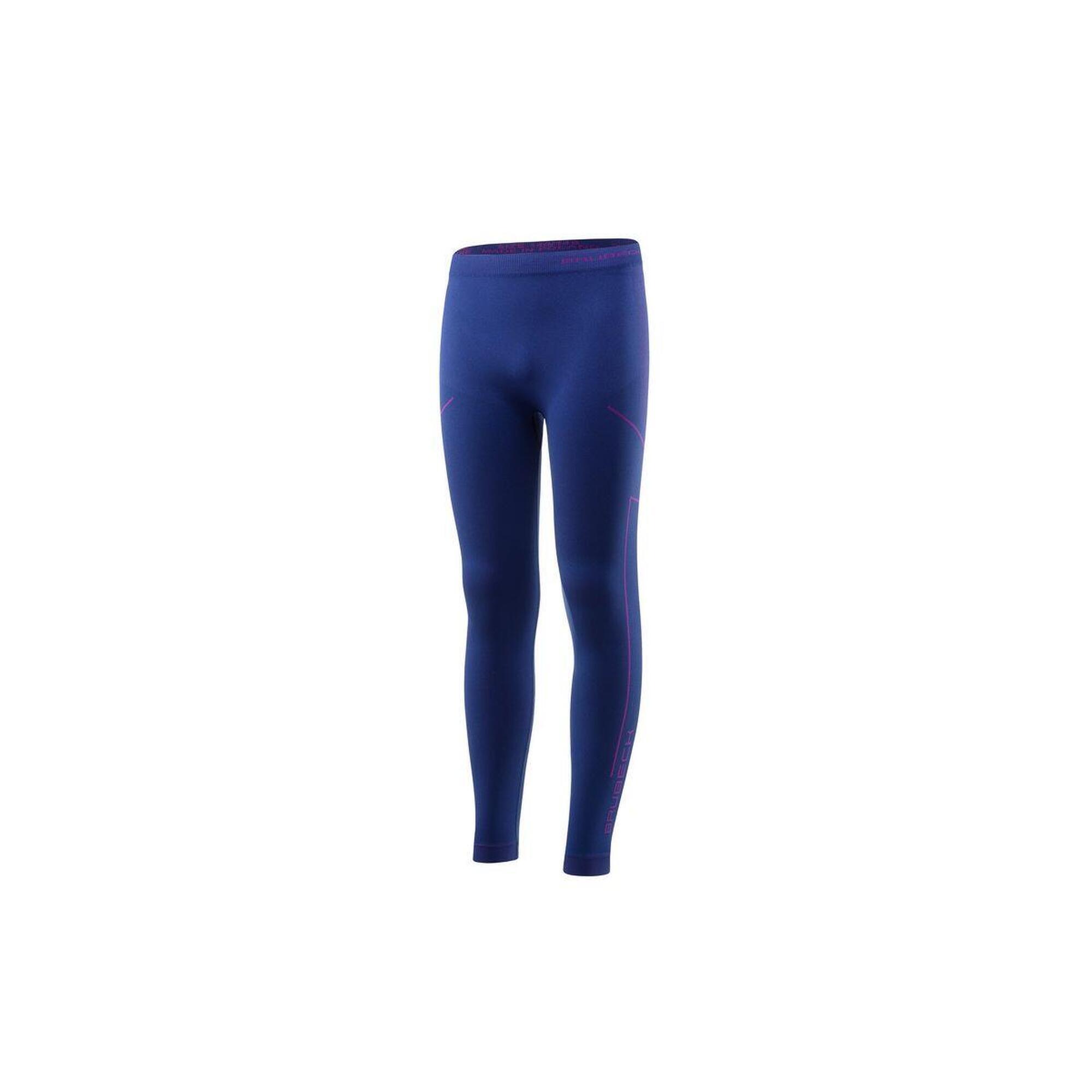 Leginsy Dziecięce Thermo Junior Le13540-Jeans-Violet 134_128_134