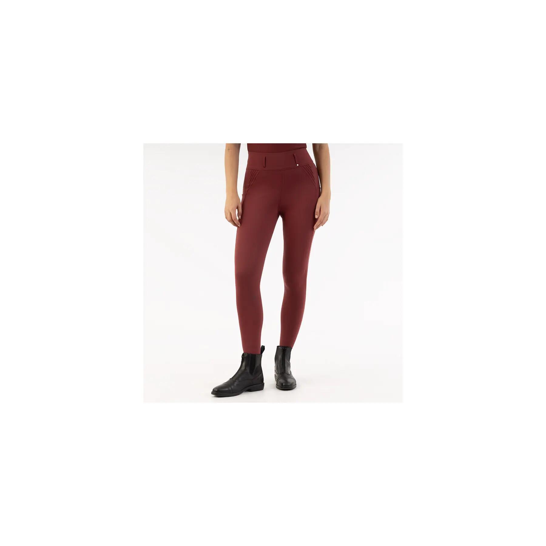 Damskie legginsy jeździeckie z pełną przyczepnością BR Equitation