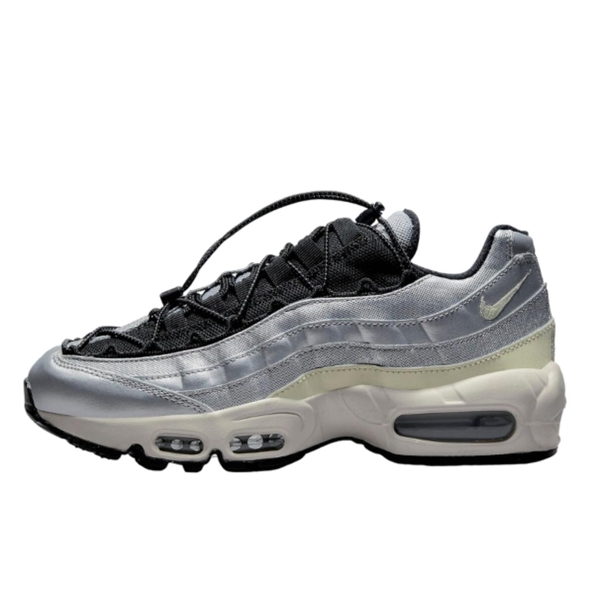 Buty do chodzenia damskie Nike Air Max 95 Metallic Silver Alabaster