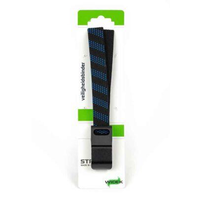 Pas Bezpieczeństwa Suv 24Mm Z Czarnym Stalowym Haczykiem - Jasnoniebieski/Czarny