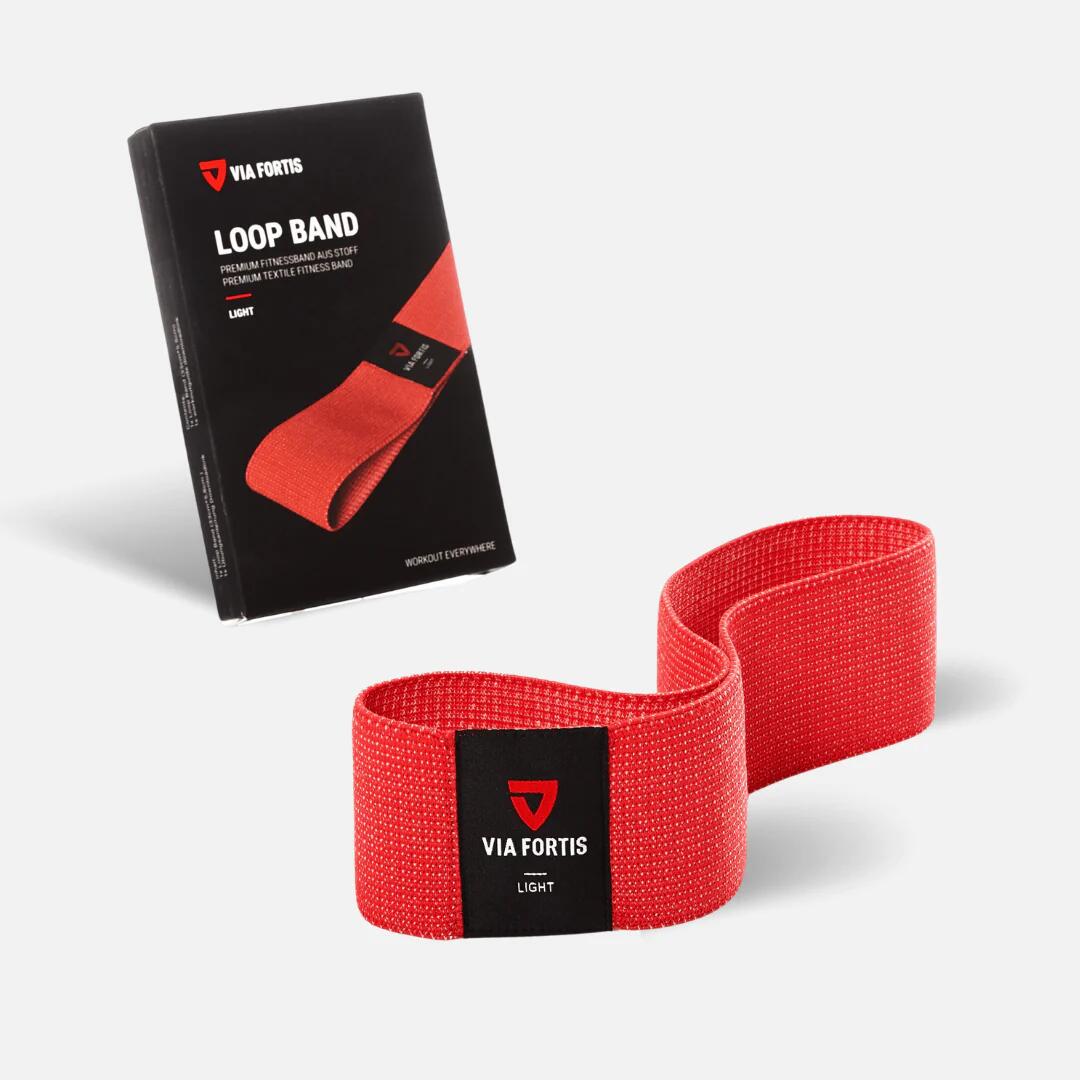 Opaska materiałowa Via Fortis Premium z torbą i instrukcją ćwiczeń