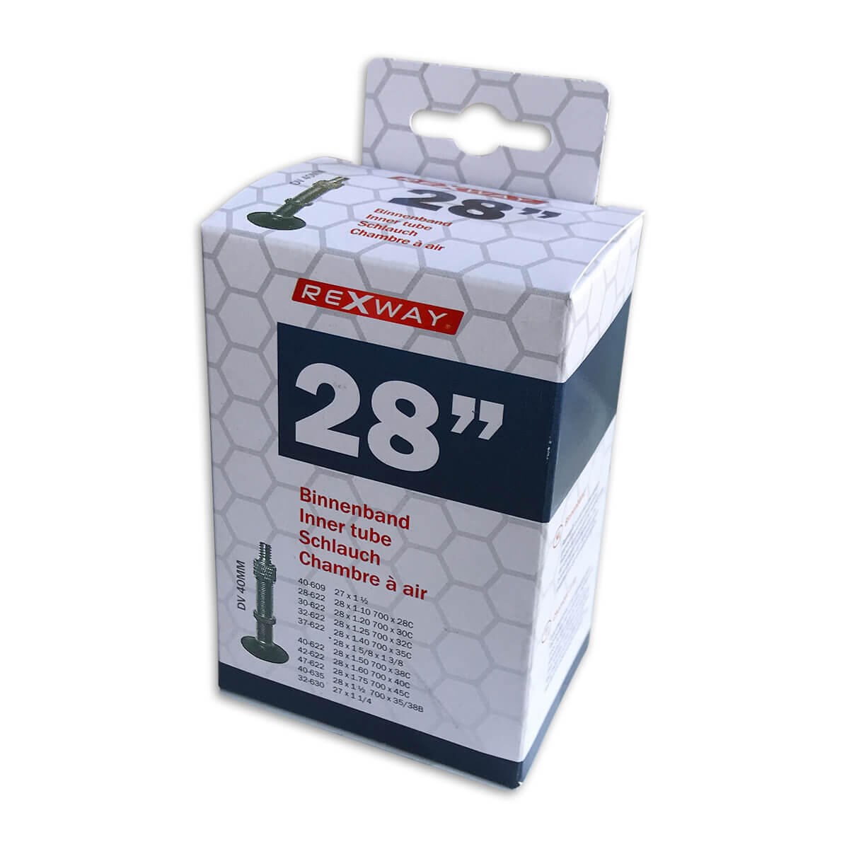 Rexway dętka wewnętrzna 28 z zaworem Dunlop 40 mm