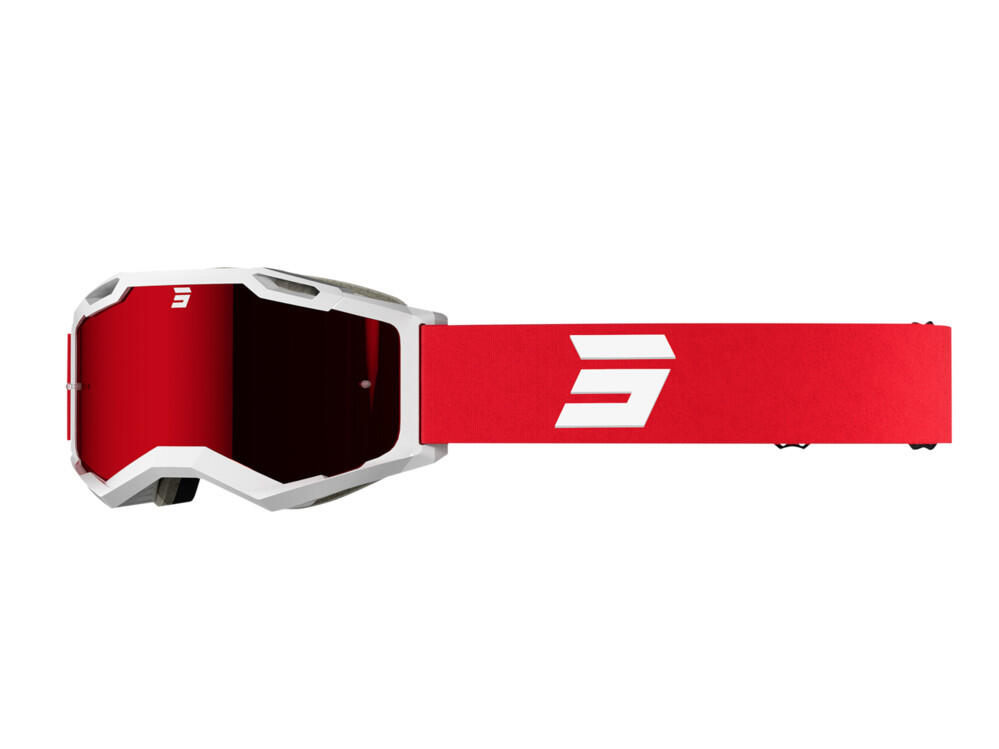 Dorosły bmx maska Masque Shot Iris 2.0 Tech, Biały
