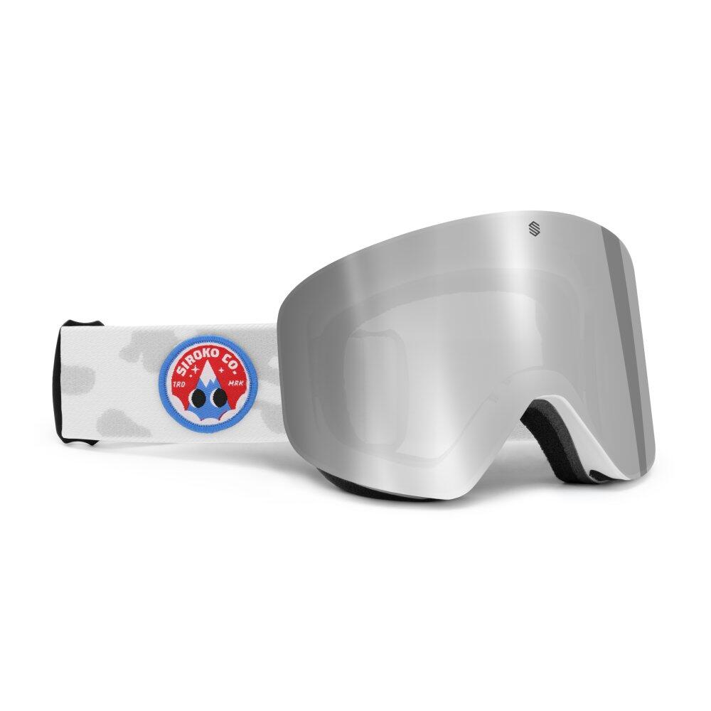 ęce gogle narciarskie Sporty zimowe Siroko GX Kids Whitehorse