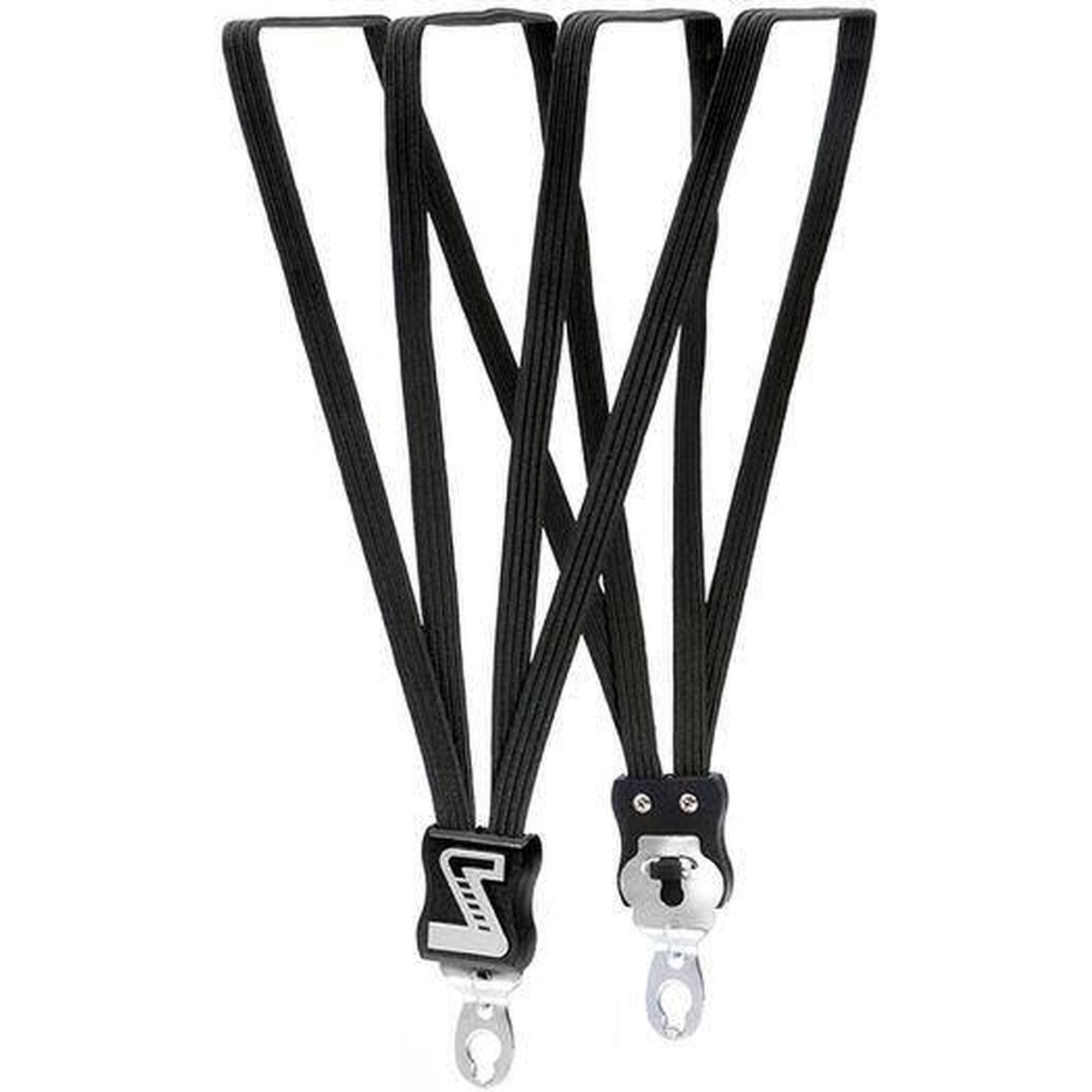 Pasek Do Bagażu Quattro Bardzo Długi Z 4 Paskami - Czarny