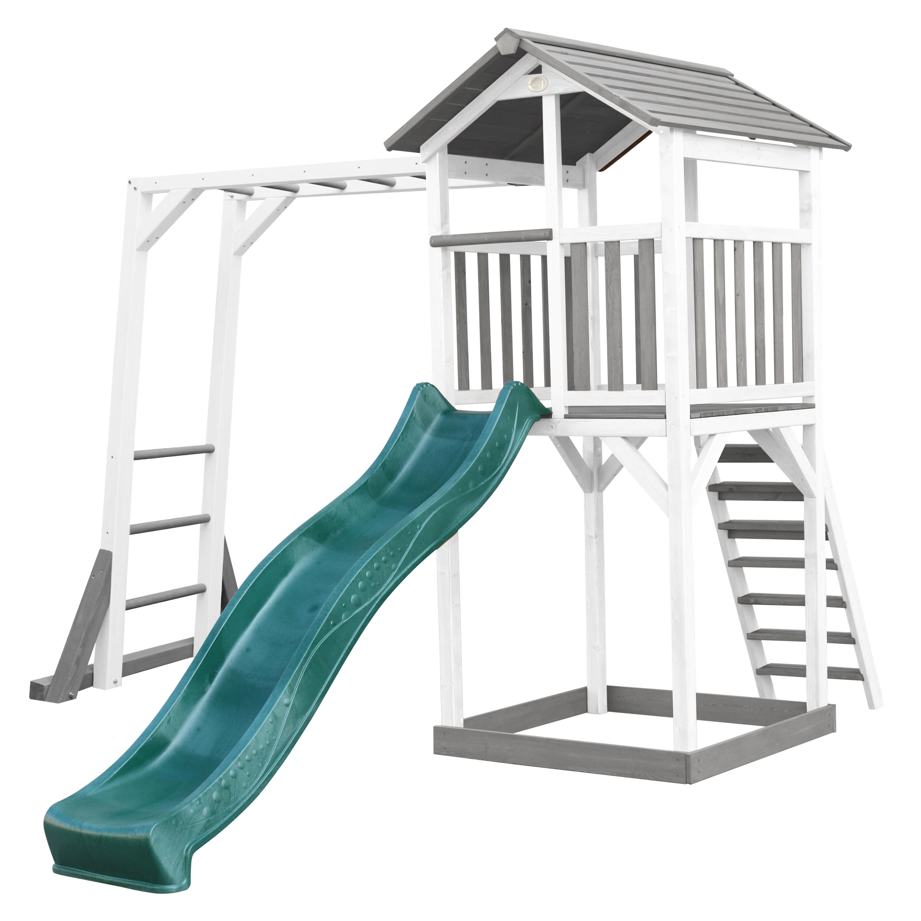 Plac zabaw AXI Beach Tower rama do wspinaczki i piaskownica