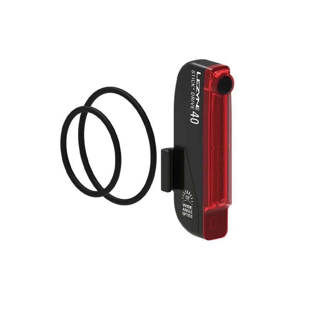 Lezyne Stick+ Drive Black - tylnia lampka USB 40 lm
