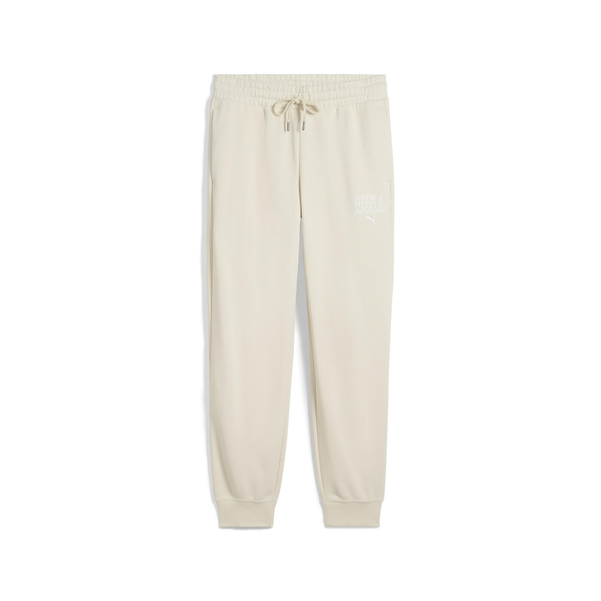 Damskie wygodne spodnie dresowe PUMA CLASS PUMA Alpine Snow White