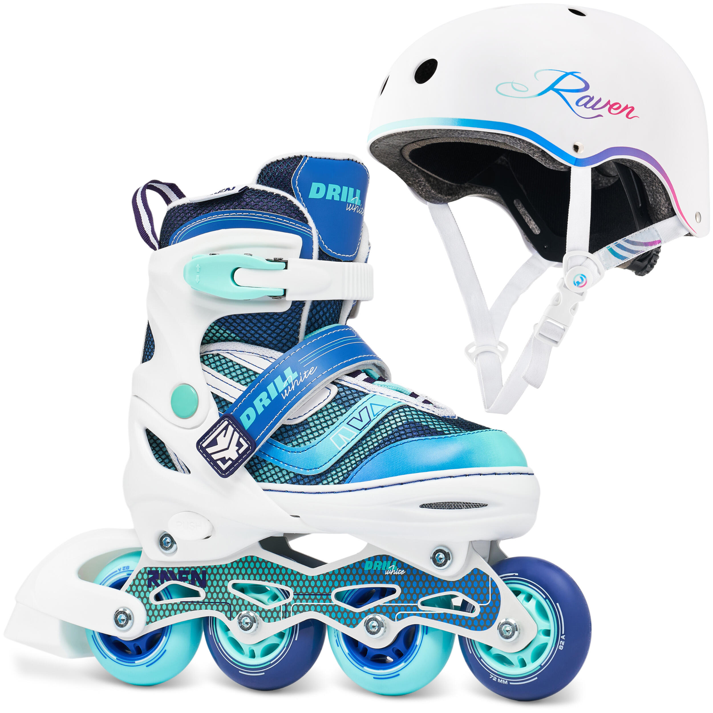 Zestaw Rolki Regulowane Raven Drill Kask Raven Essto