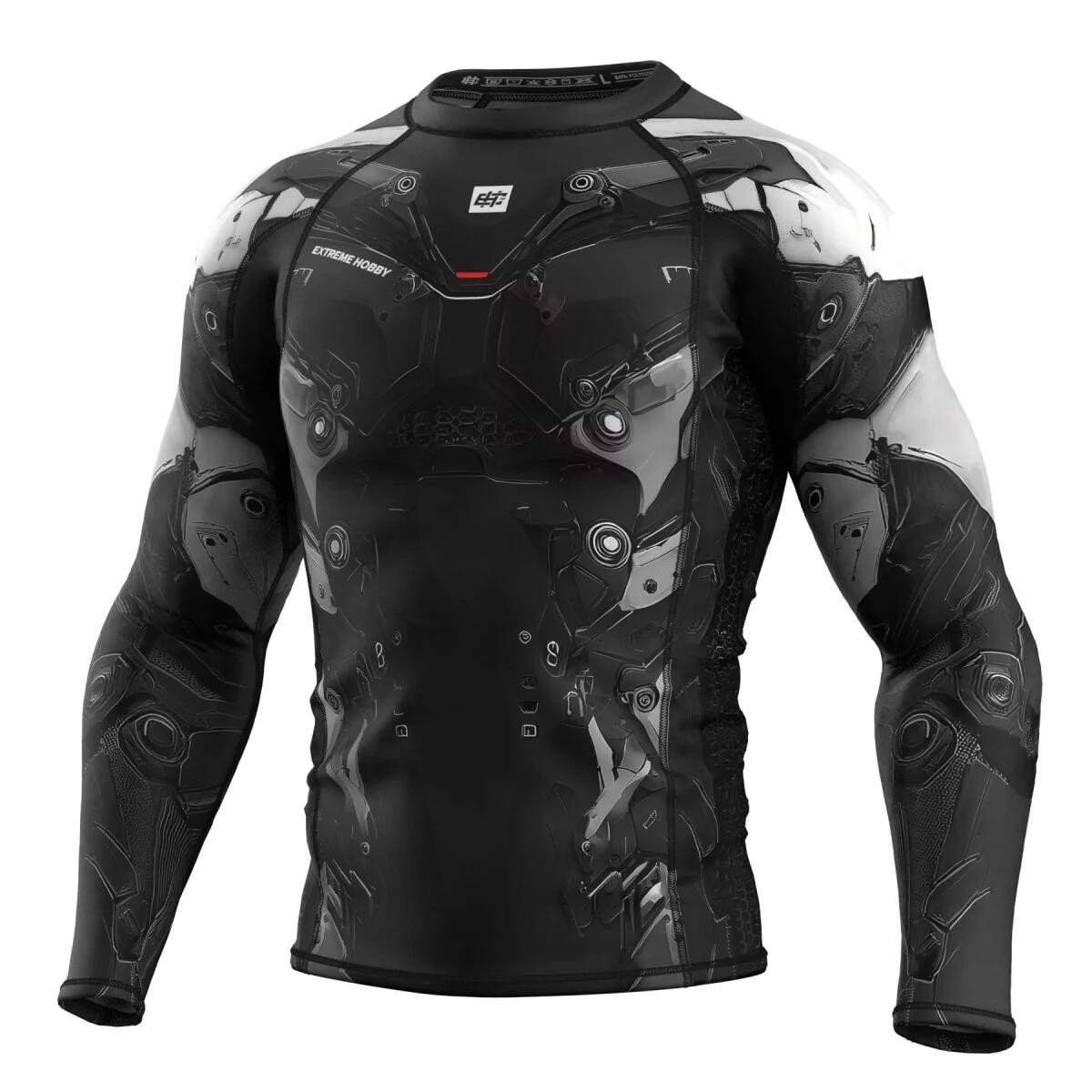 Koszulka sportowa męska Rashguard do MMA EXTREME HOBBY IRON FORCE