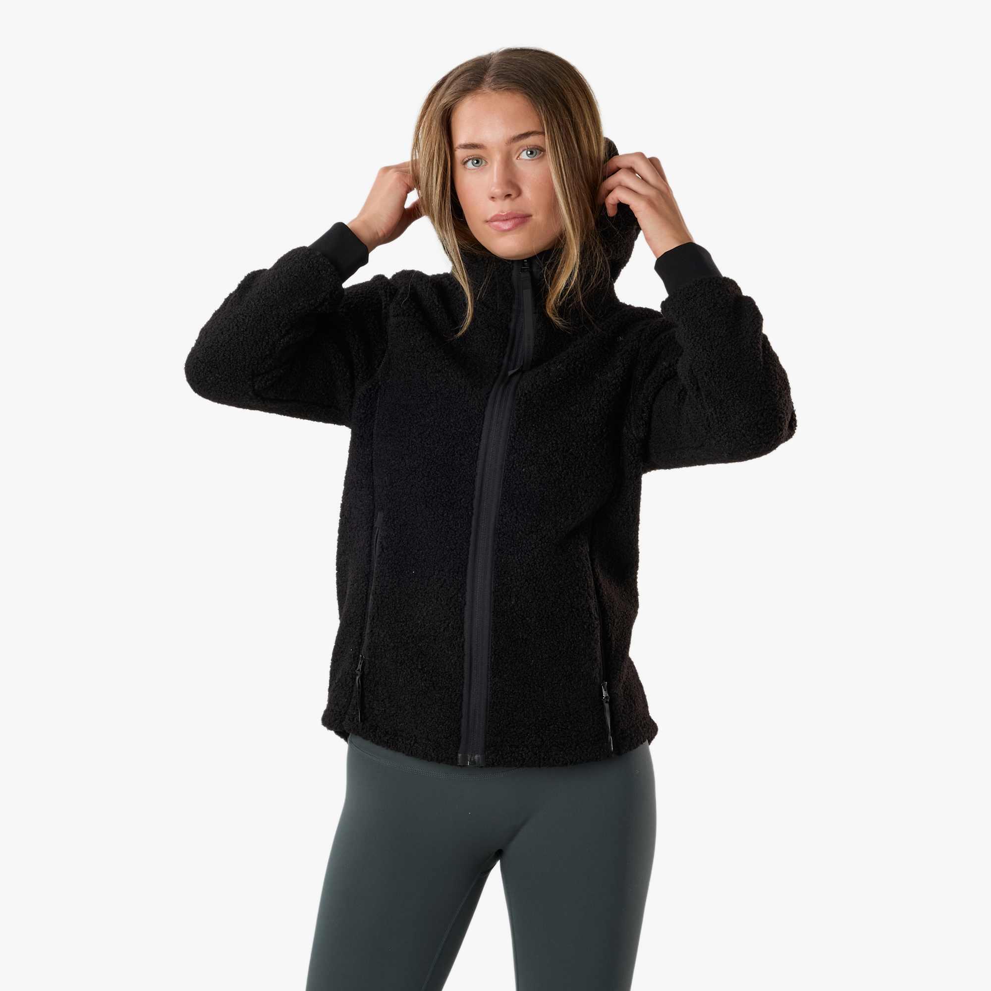 Bluza Polarowa Wędrówki Kobieta Lofoten Szybkoschnący