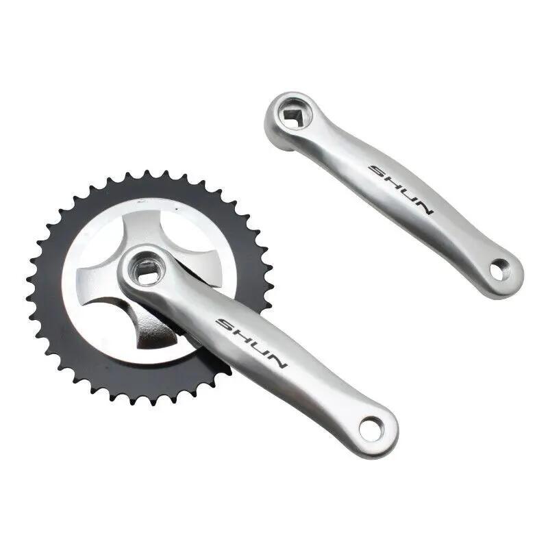 Korba miejska aluminiowa z manetką, tarcza łańcucha P2R 38D. 5-8V