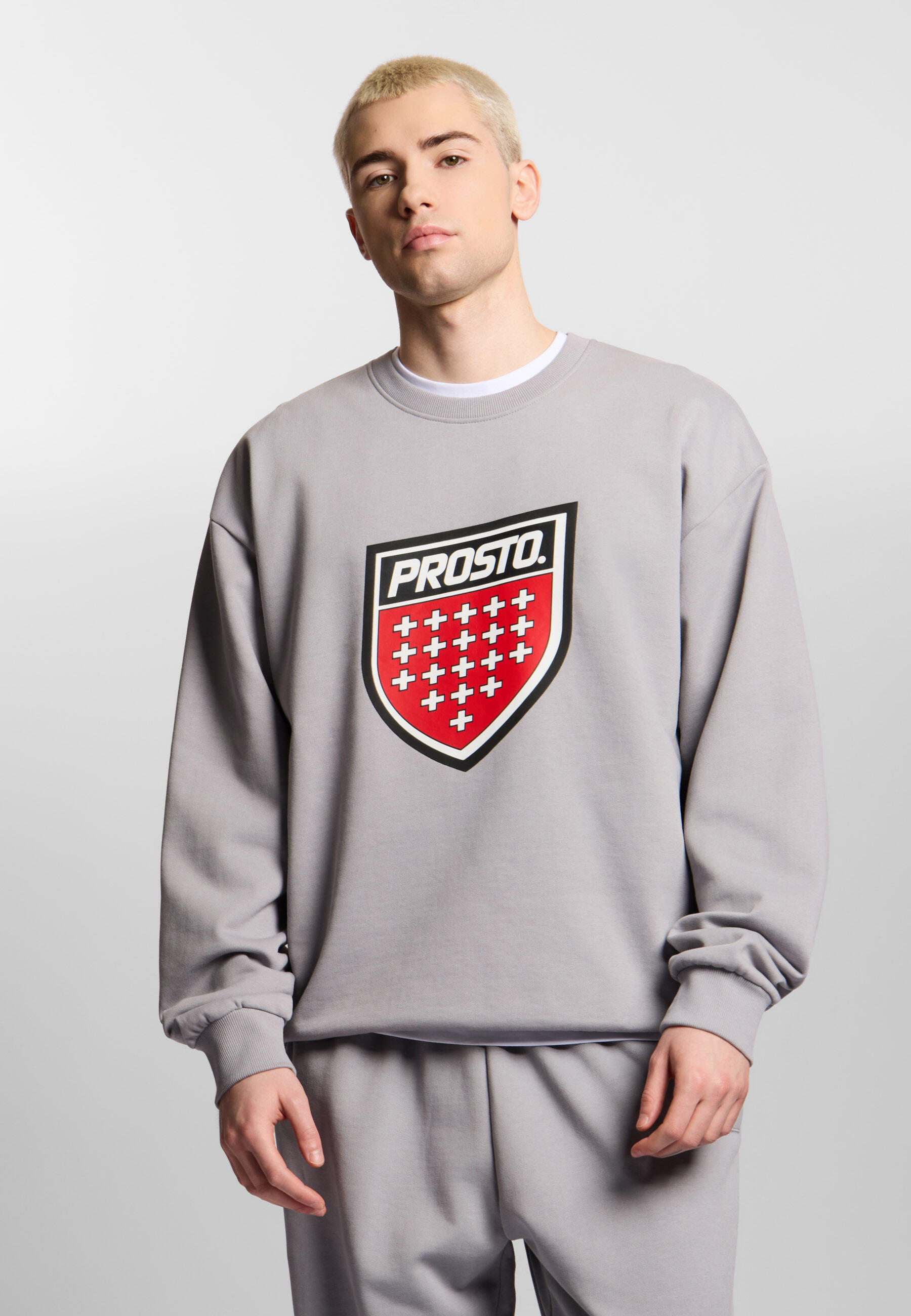 Bluza sportowa męska Prosto Shield Big bez kaptura