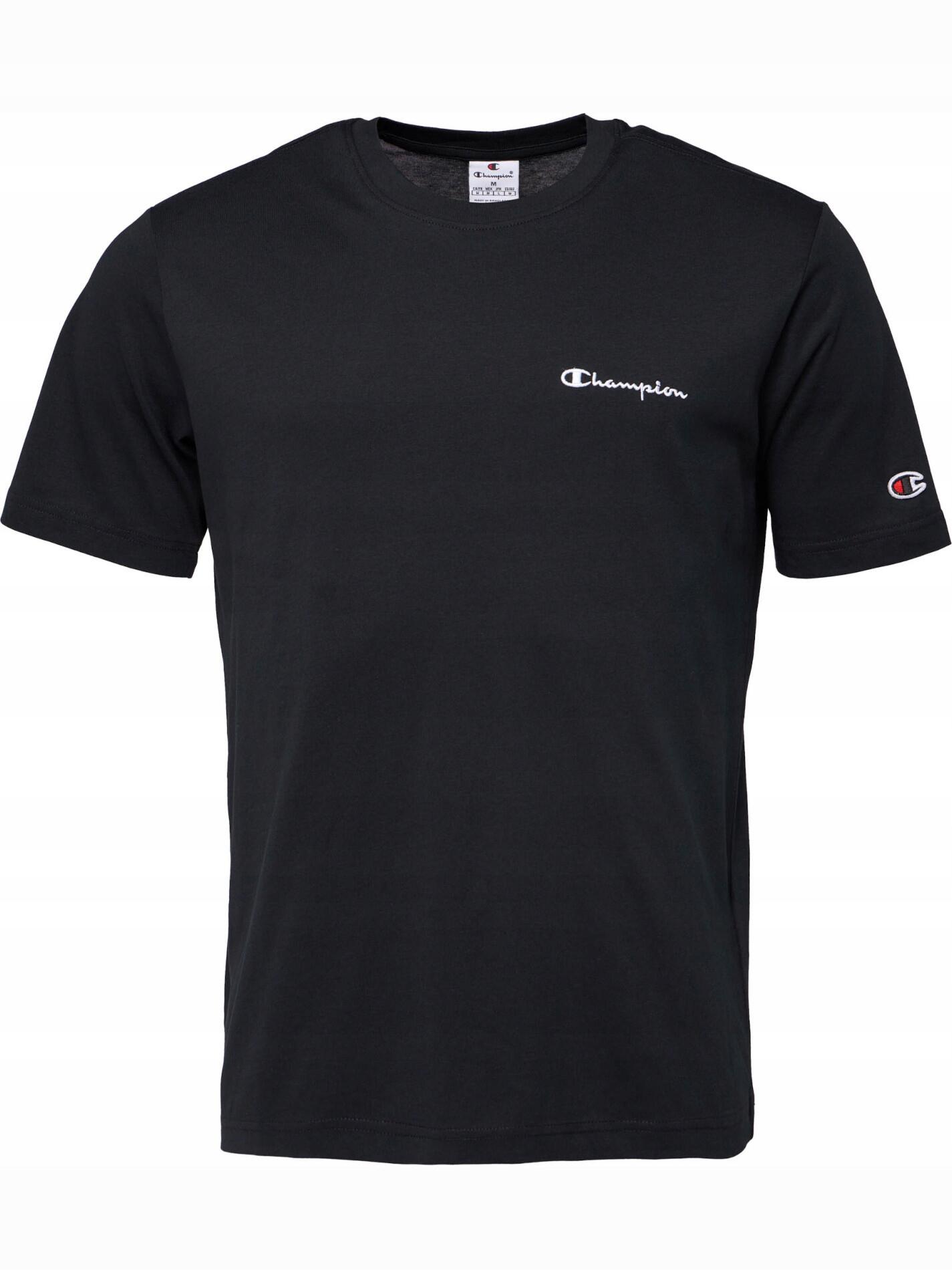 Koszulka męska Champion SS Tee czarna 221798 KK001