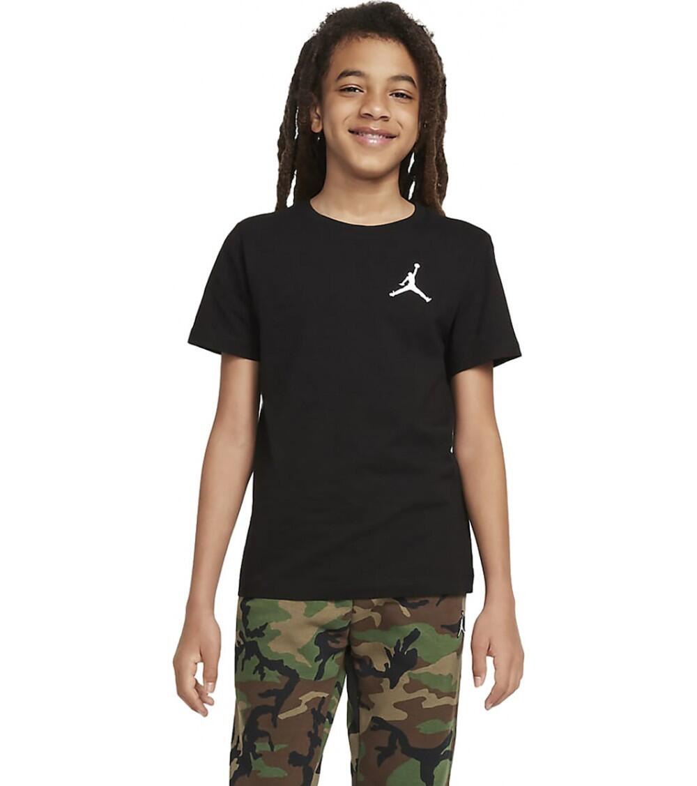 Koszulka z krótkim rękawem dla dzieci Jordan Jumpman Air Emb Czarny