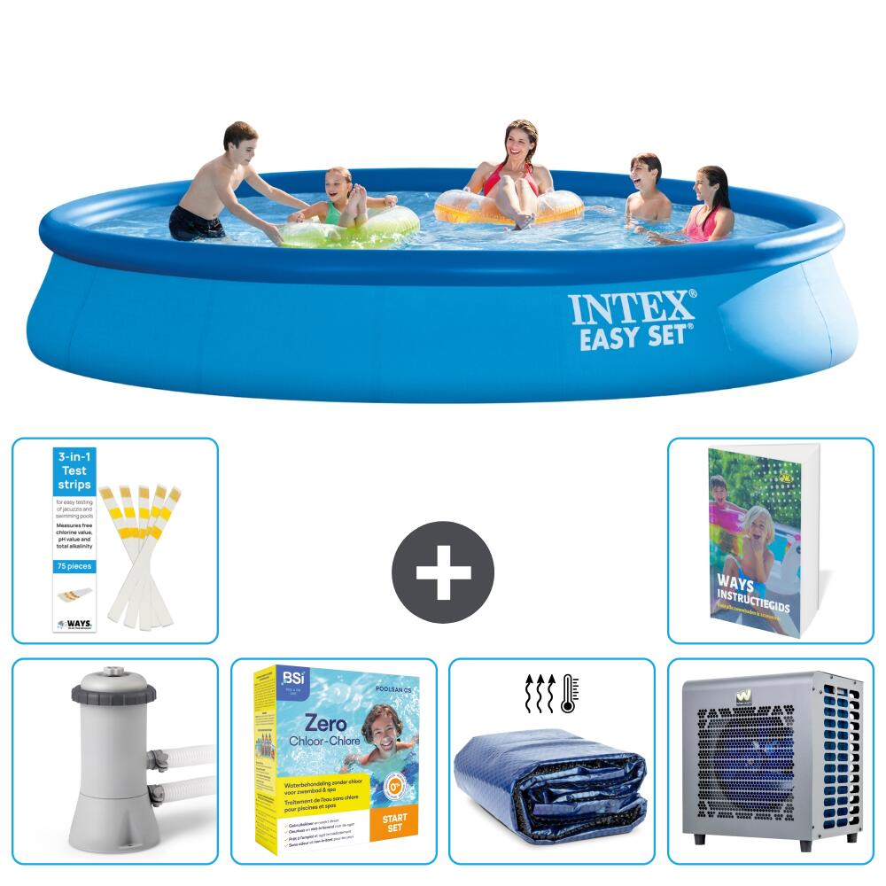 INTEX Basen Easy Set Okrągły - 457x84 cm - 7-częściowy S331