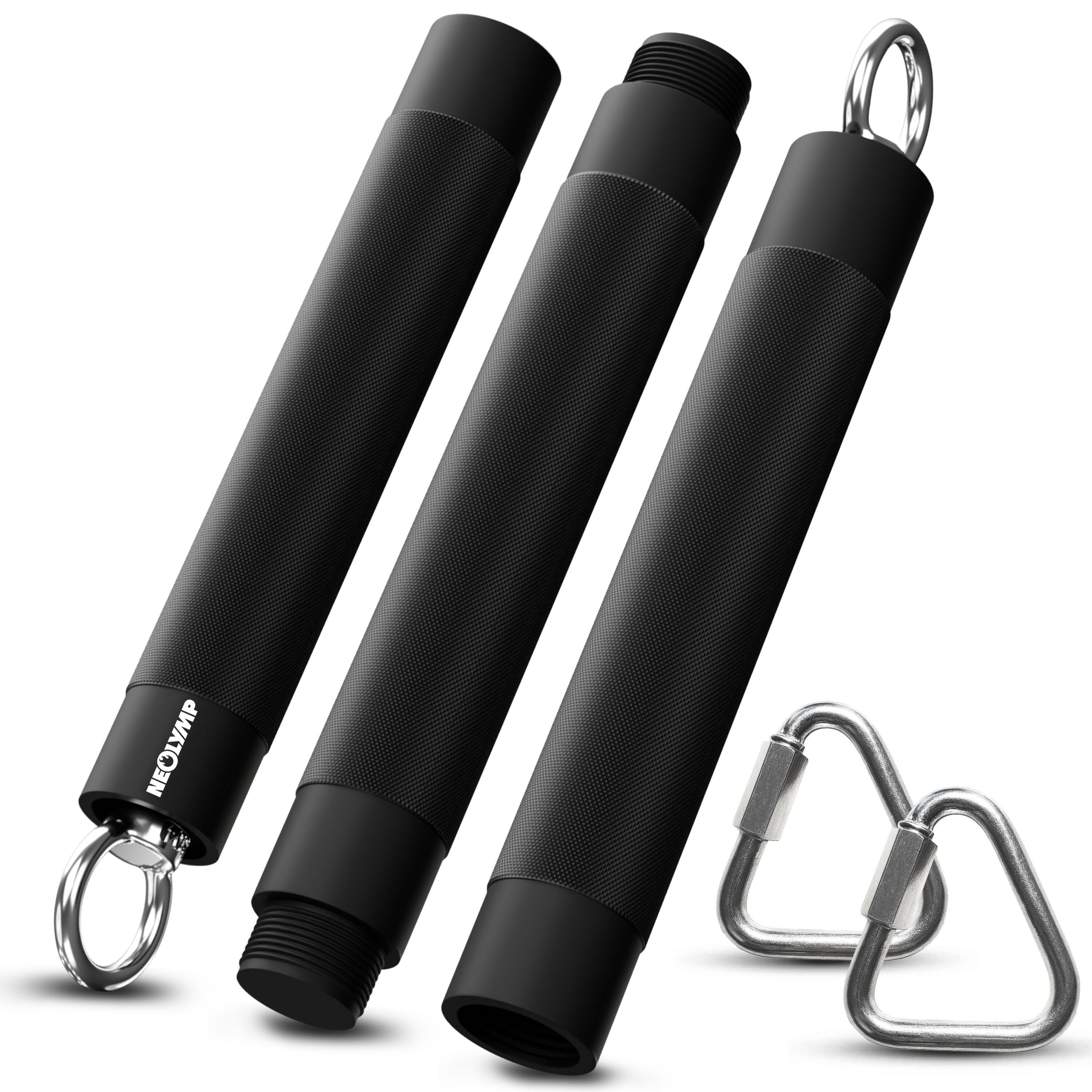 Taśmy oporowe Premium z drążkiem fitness – 200 kg oporu – Pilates Bar