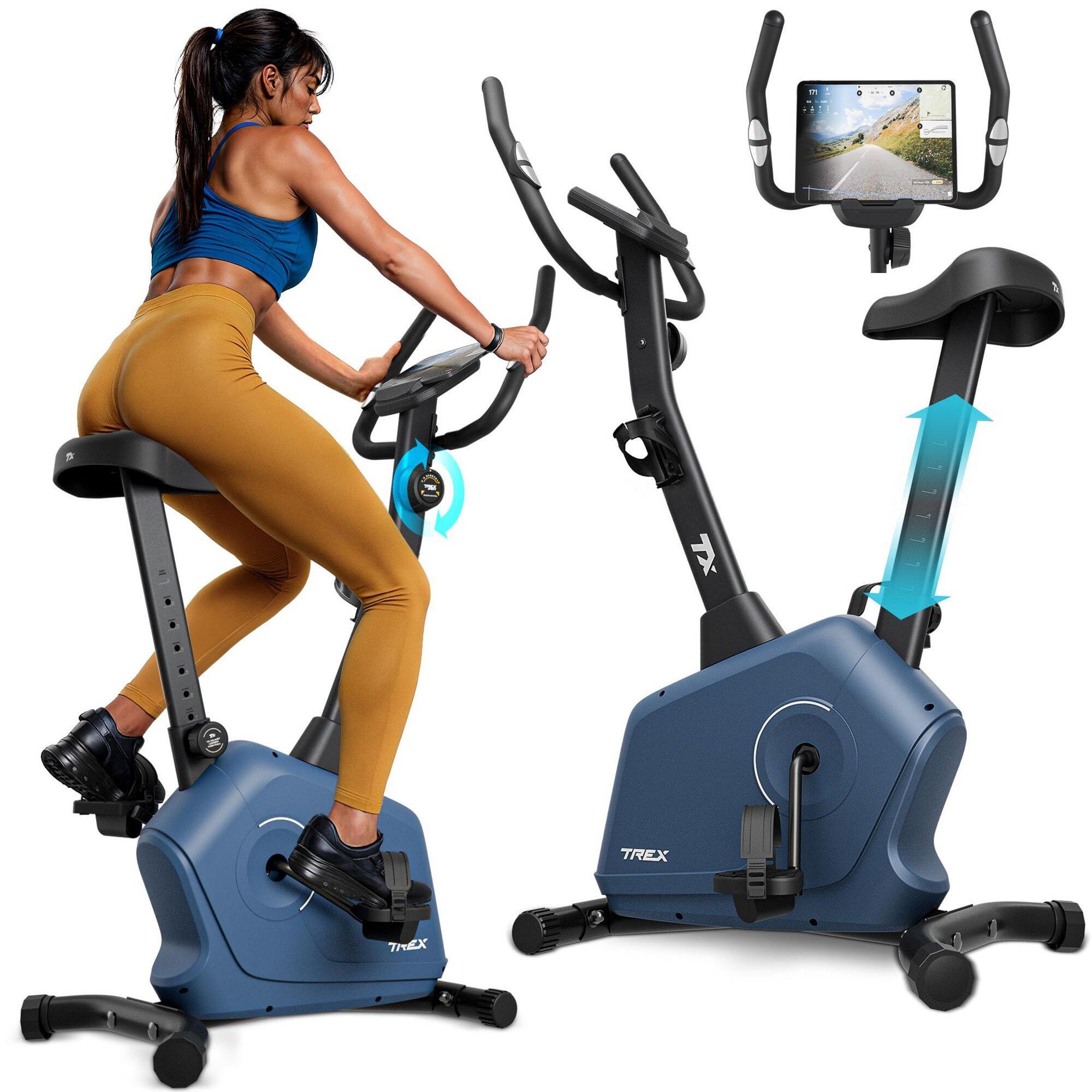 Rower stacjonarny indoor cycling Trex Sport RIGON TX-380MB magnetyczny navy