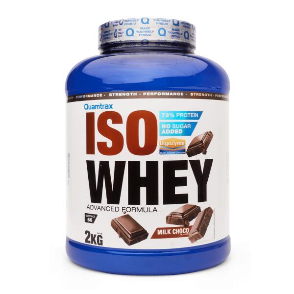 IsoWhey - 2 kg mlecznej czekolady Quamtrax