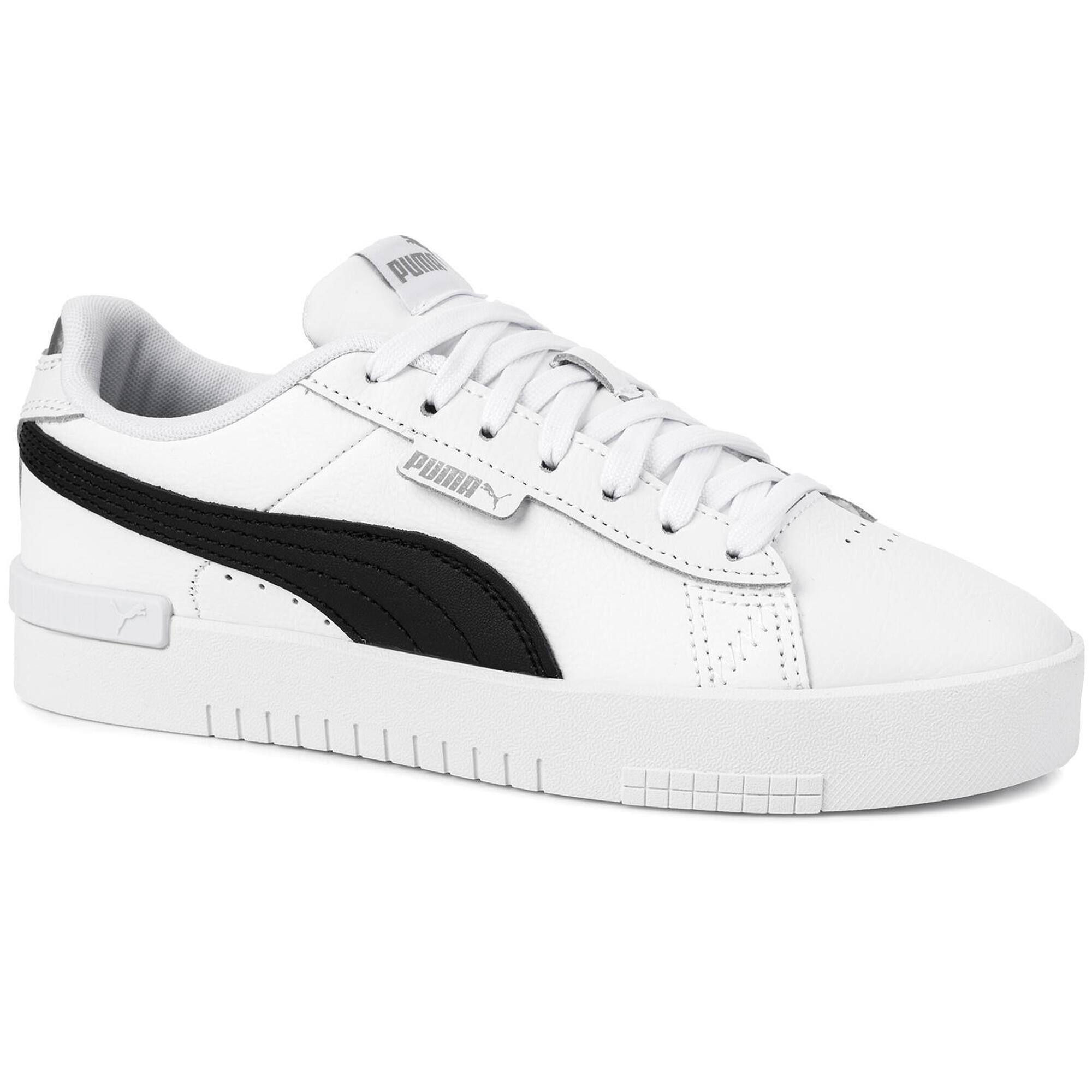 Damskie buty sportowe niskie skórzane biało czarne PUMA JADA