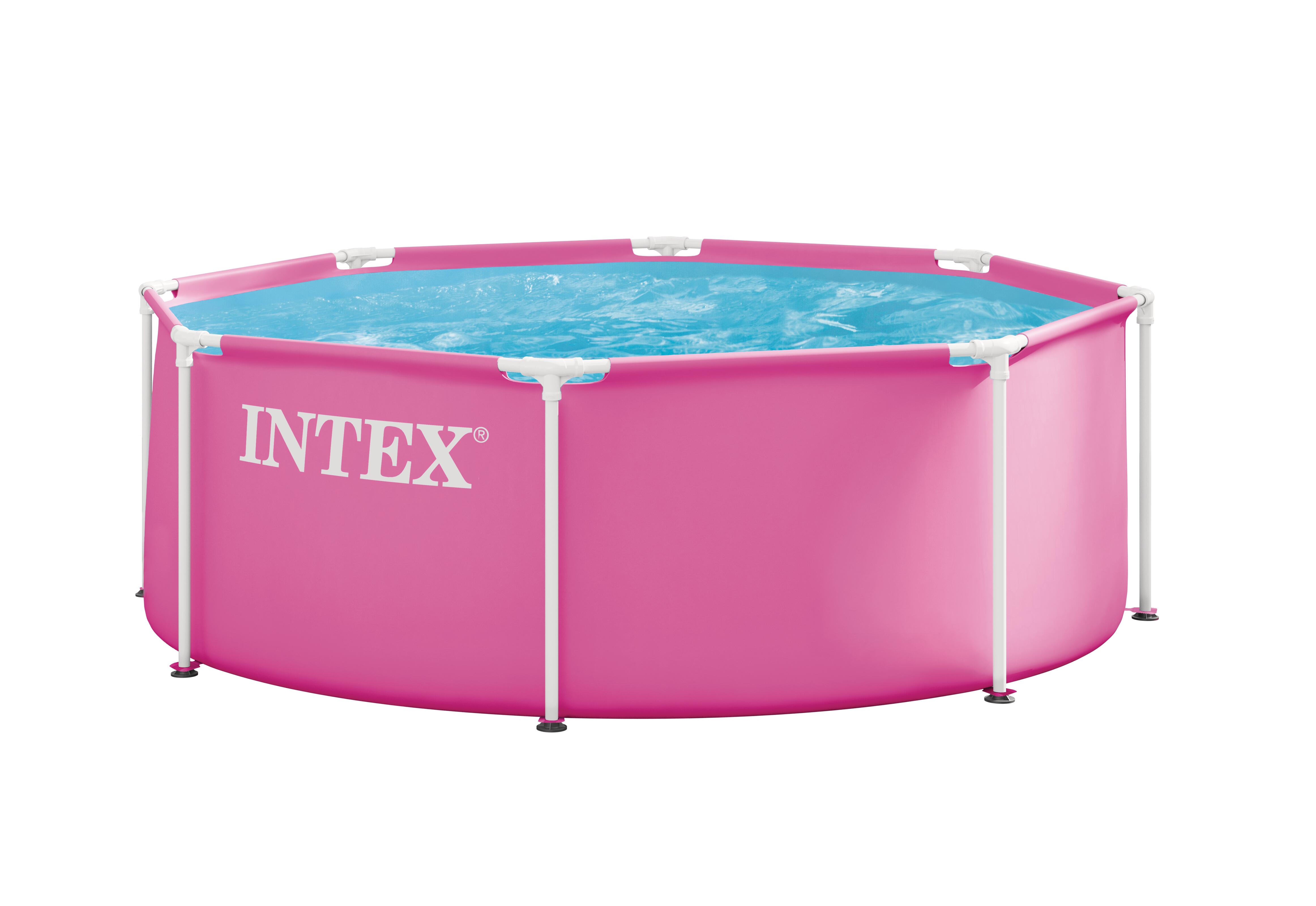 Basen stelażowy Intex dla dzieci ogrodowy okrągły 244 cm zestaw model 2026