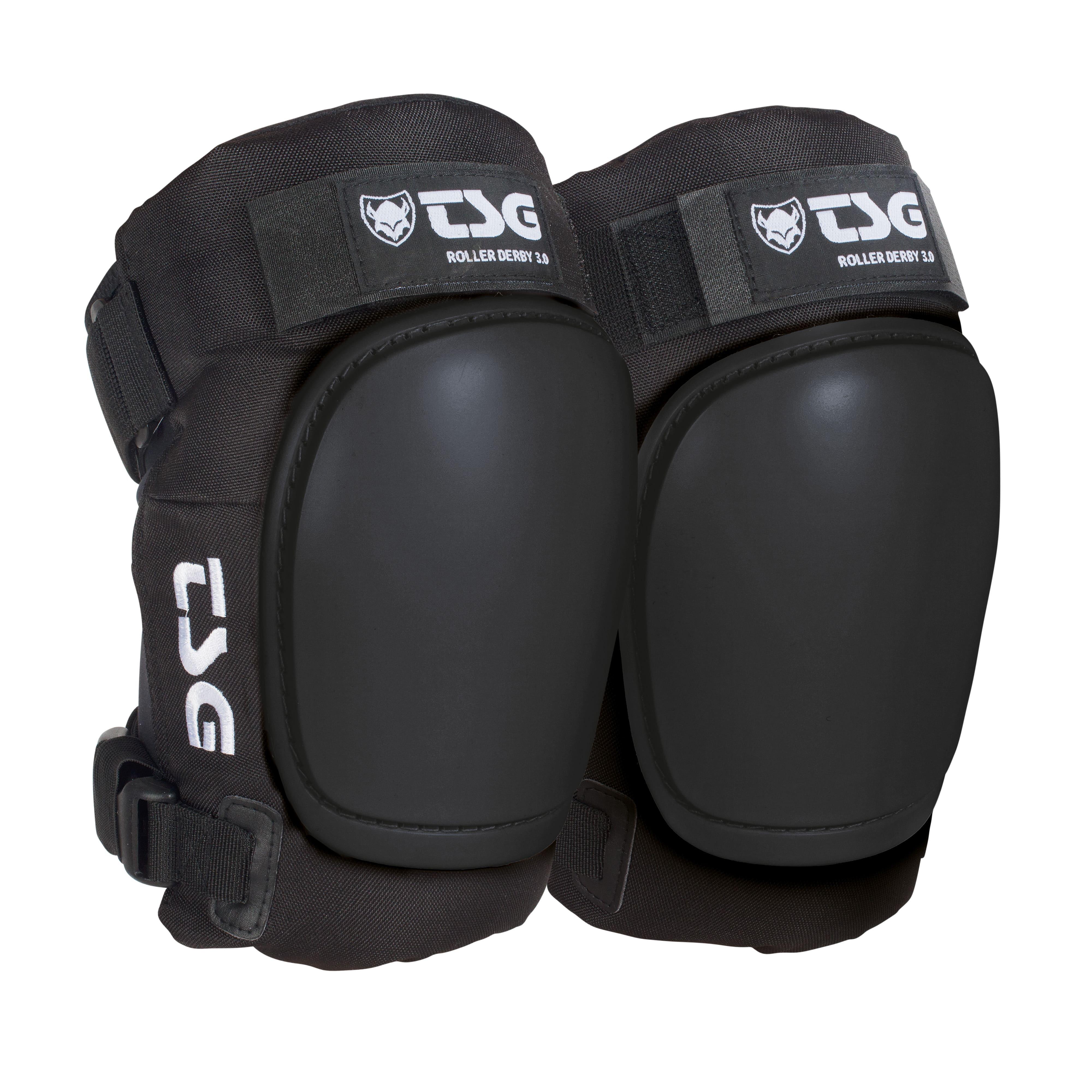 ochraniacze na kolana roller derby 3.0 ciemno czarne XS 710893-20-108