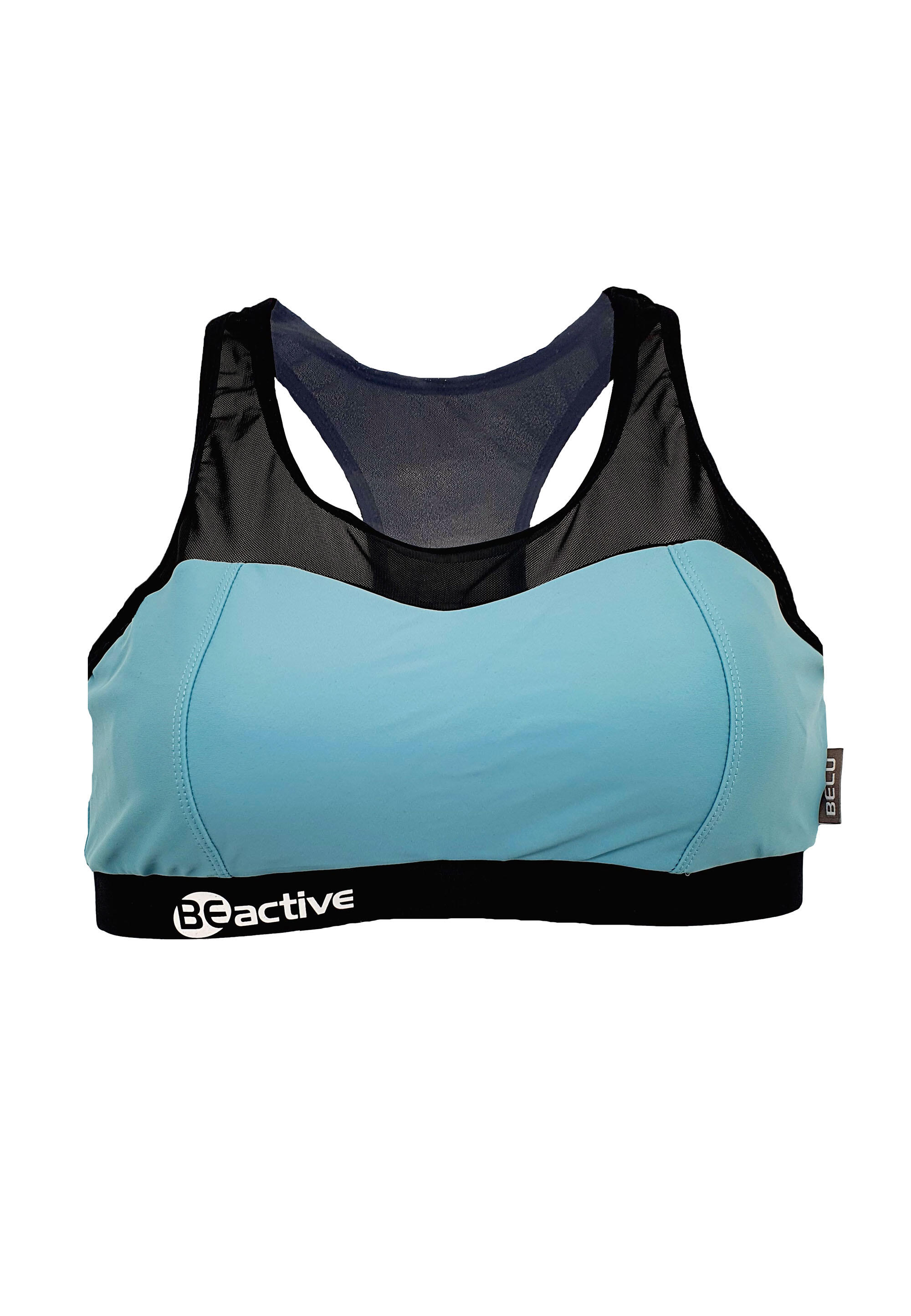 Góra od bikini Beco Beactive | Miseczka C | Miętowy zielony/czarny