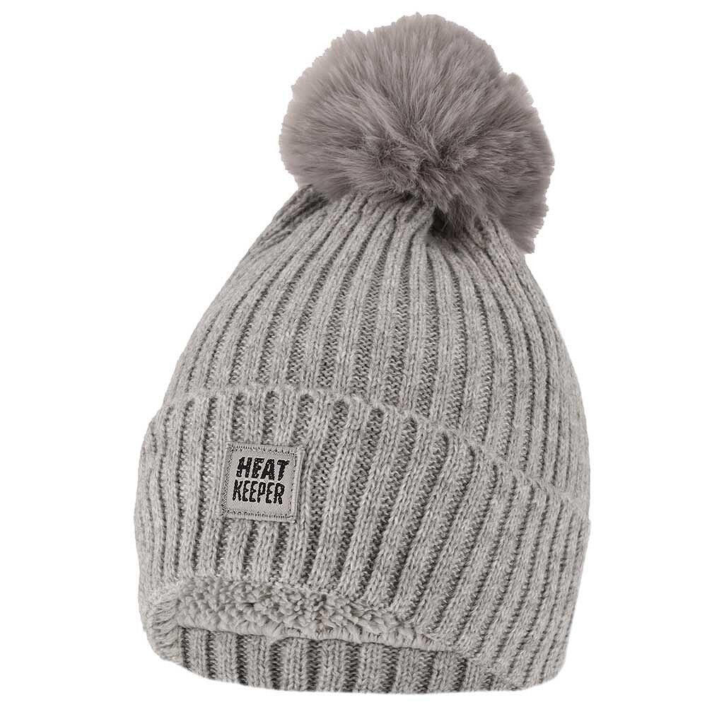 Czapka termiczna + pompon, damska Onesize - 4 sztuki