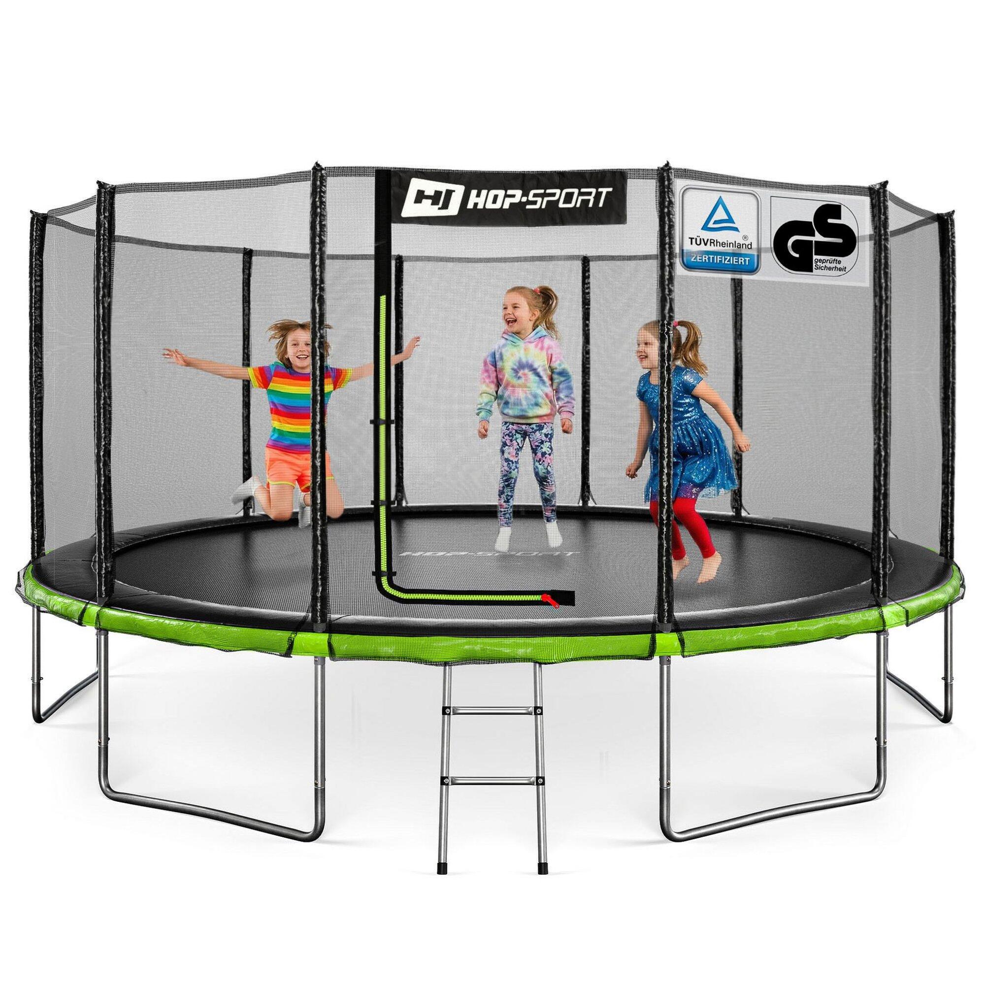 Trampolina 16ft (488cm) Hop-Sport HS-T16A z siatką zewnętrzną
