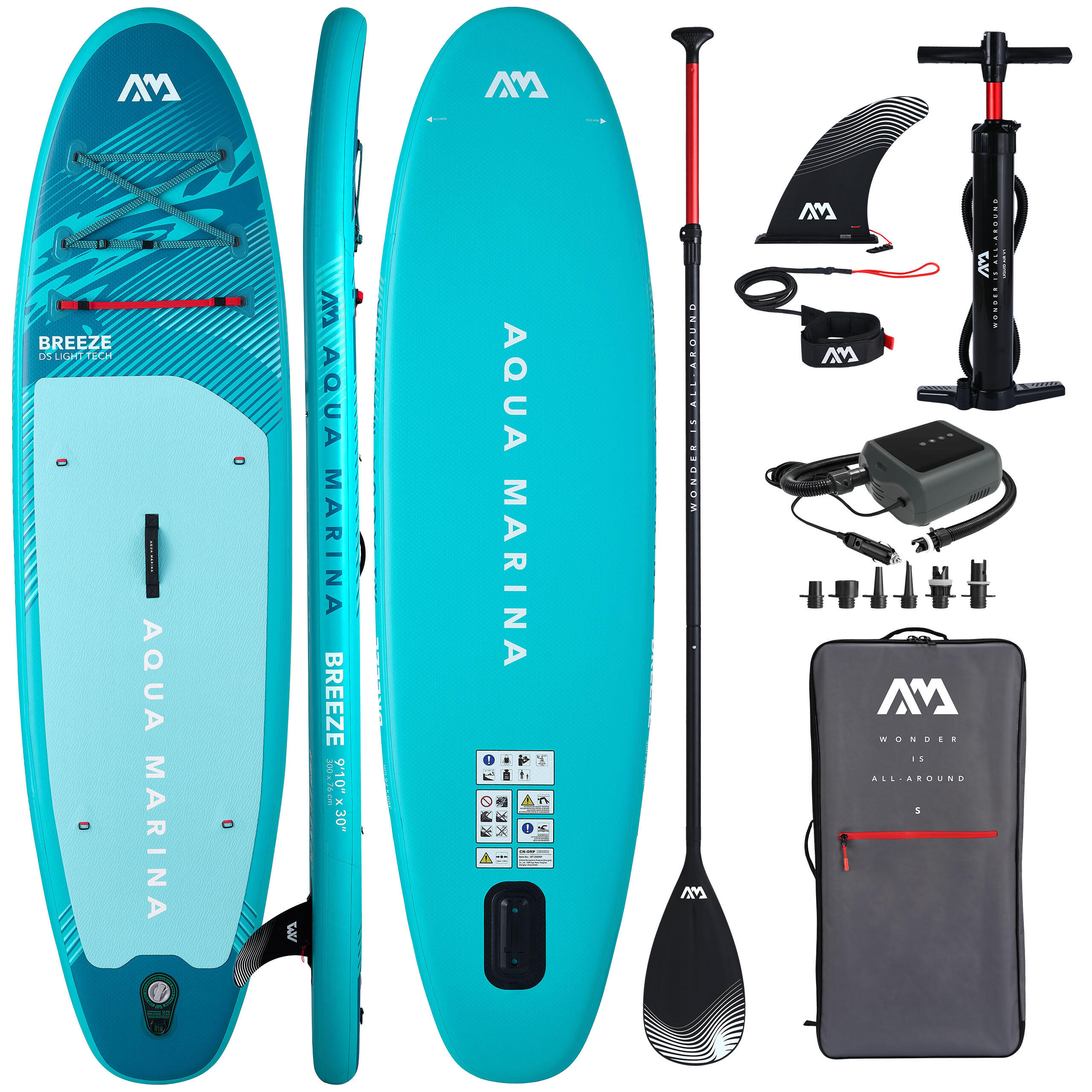 Deska SUP Pompowana Aqua Marina Breeze 9'10 300 cm 2026 + POMPKA PBG 6