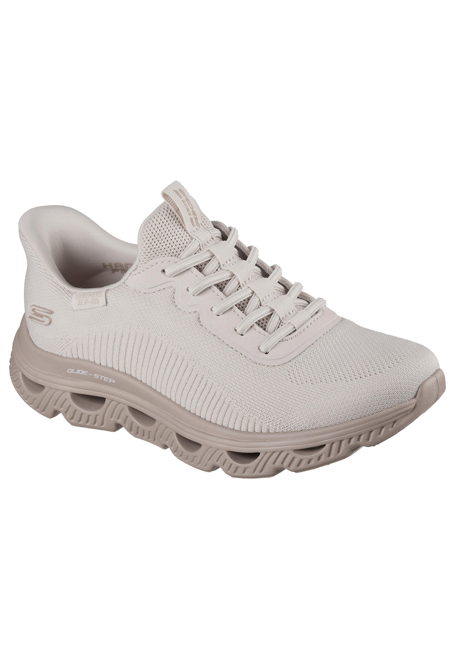 Buty SKECHERS SLIP-INS BOBS ARC WAVES Beżowy