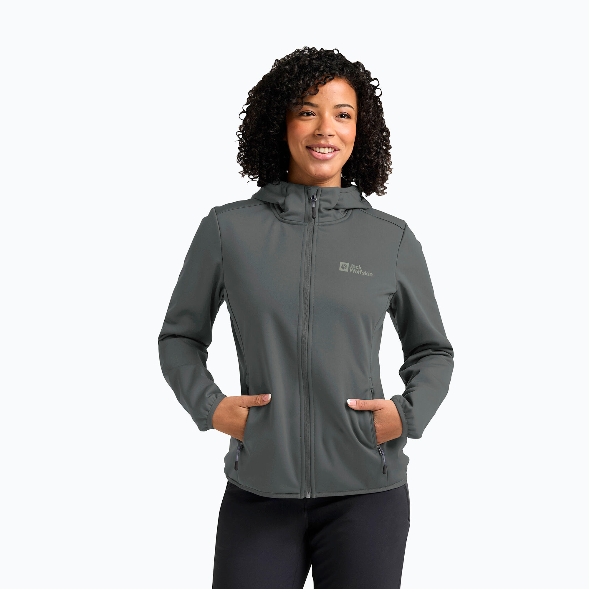 Kurtka softshell damska Jack Wolfskin Windhain Hoody