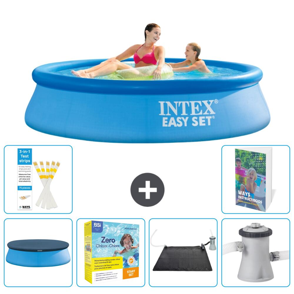 INTEX Basen Easy Set Okrągły - 244x61 cm - 7-częściowy S60