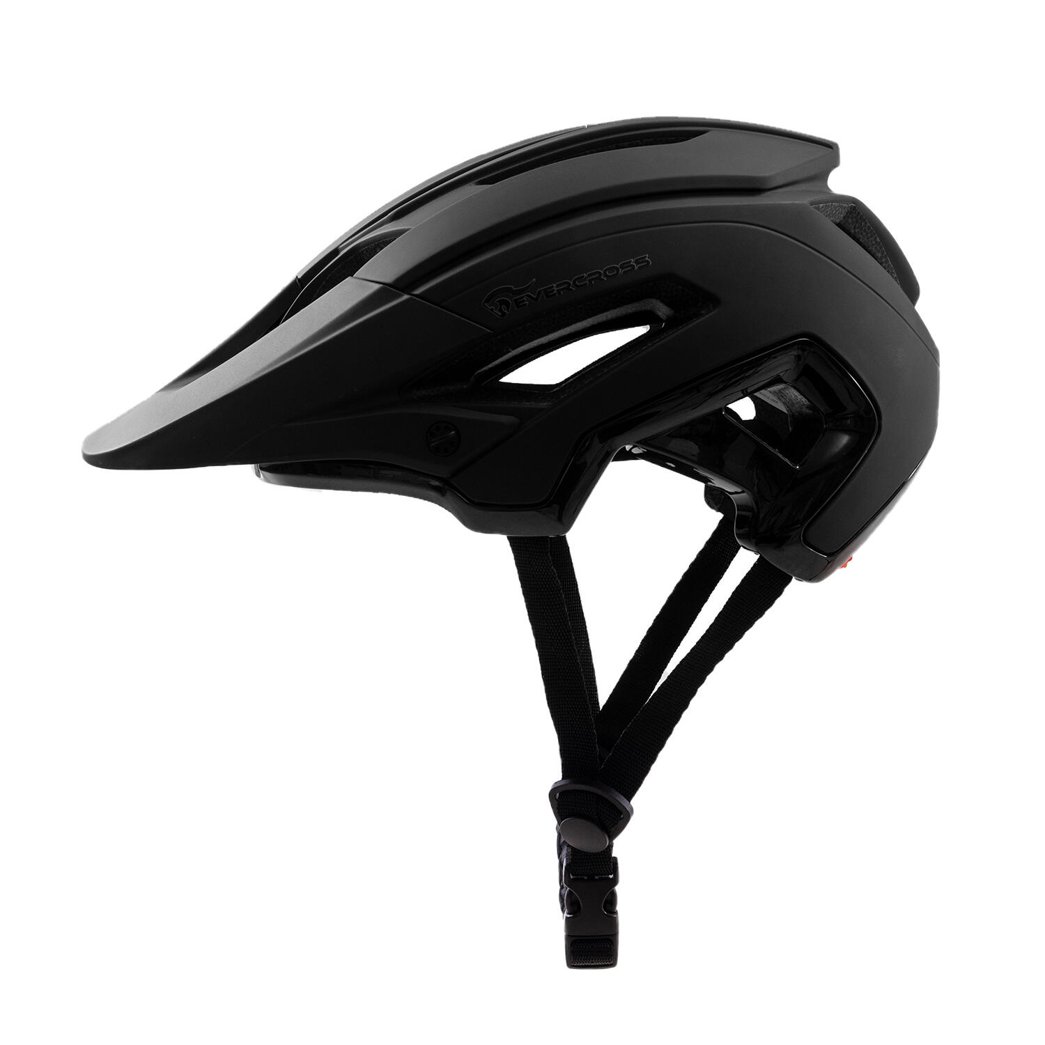 Kask MTB z tylnym światłem – regulowany, lekki i przewiewny – ochrona EPS
