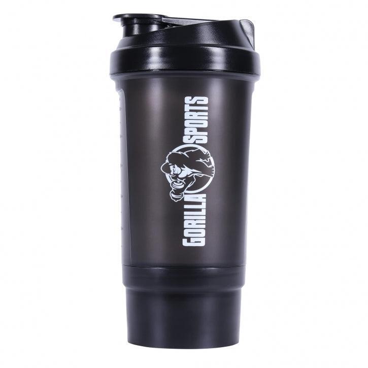 Shaker 500ml czarny z przegrodą