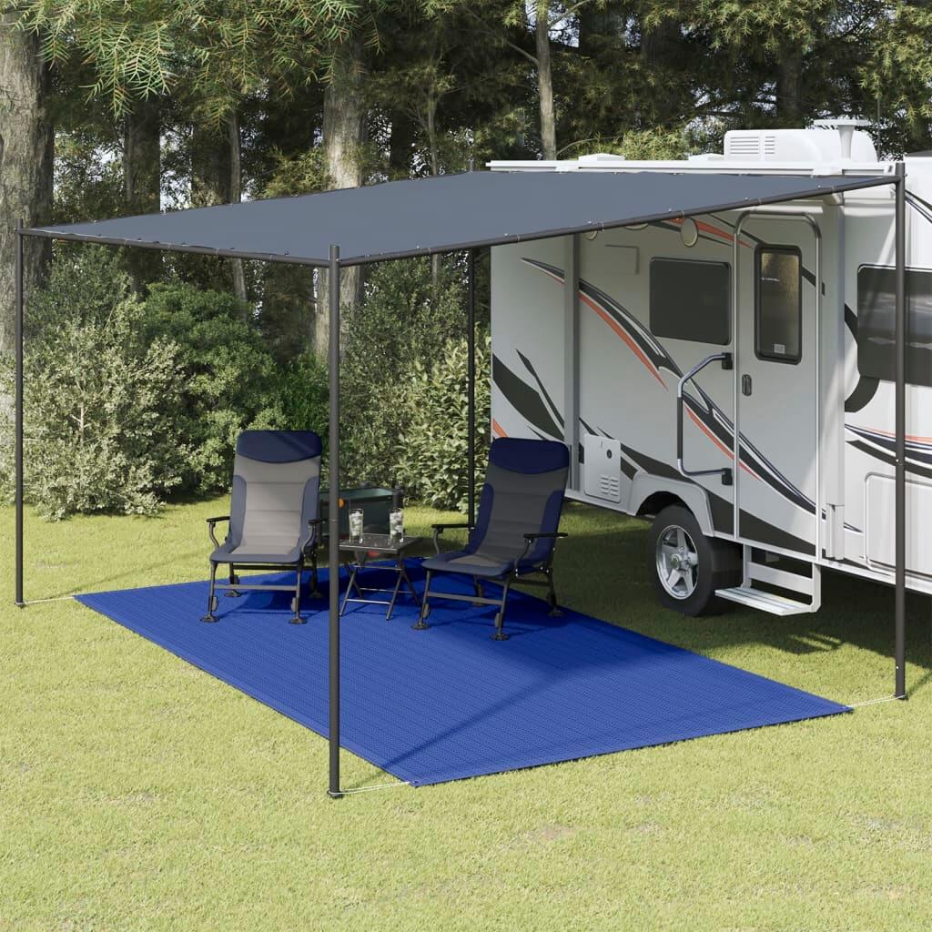 Komfortowy namiot Vidaxl 250x350 cm niebieski