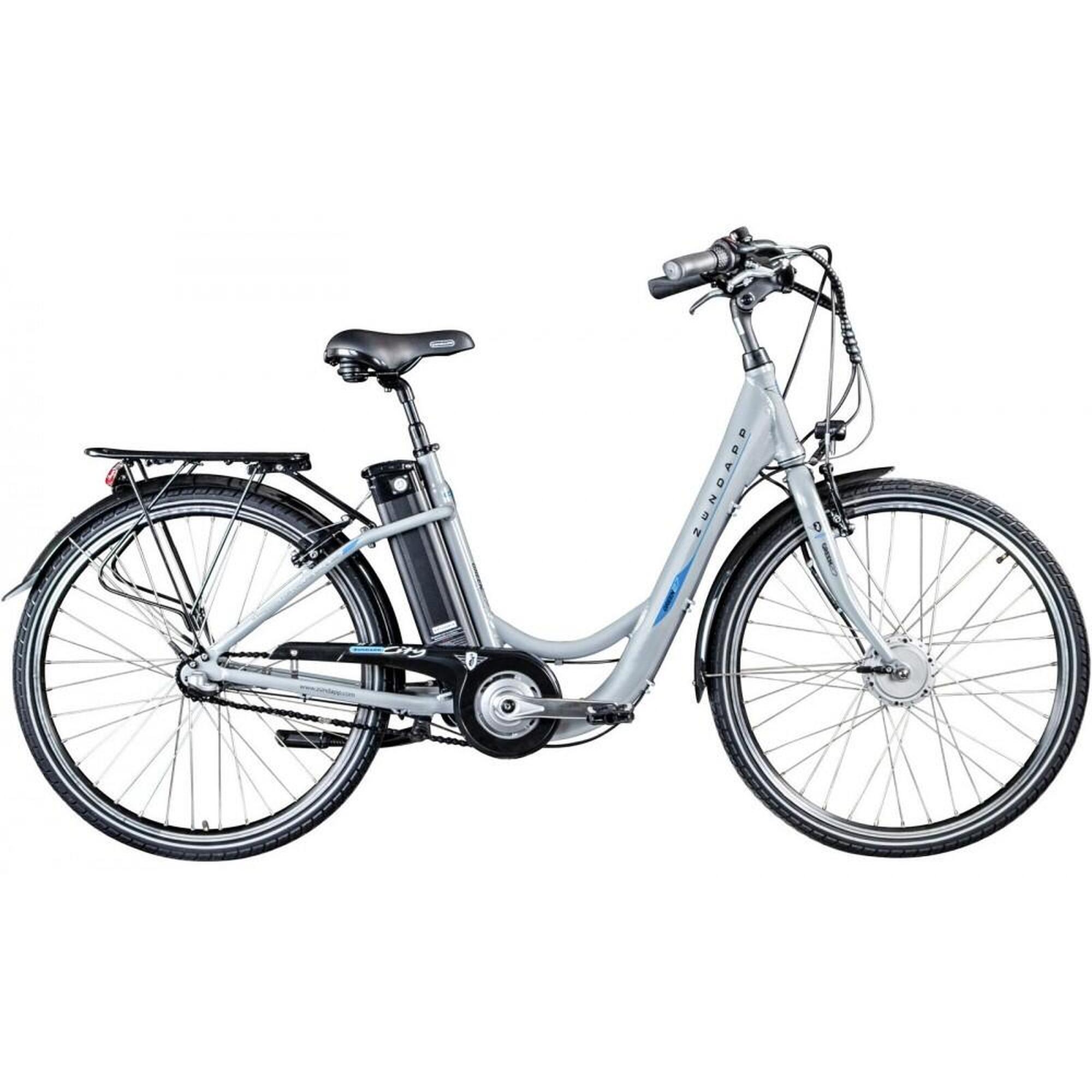 Rower elektryczny Zundapp rama 19 cali aluminium koło 28 szary