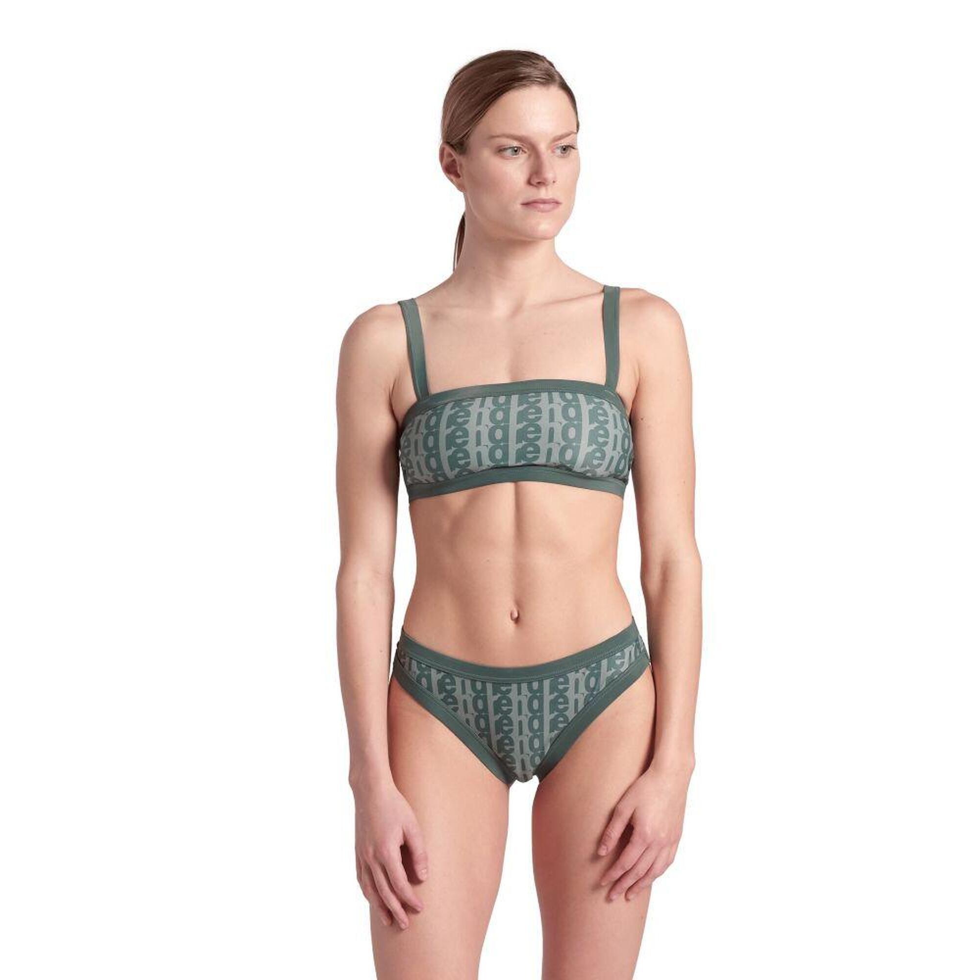 Strój kąpielowy damski dwuczęściowy pływacki basen plażę Arena Monogram