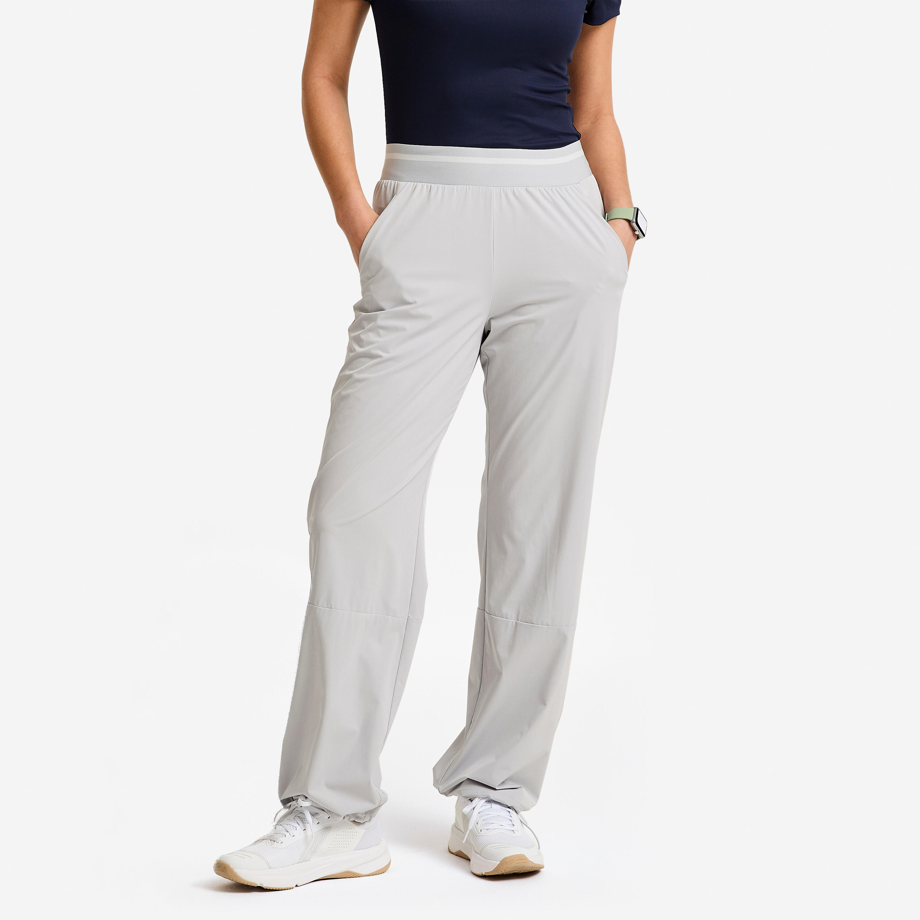 Spodnie fitness damskie Domyos oversize