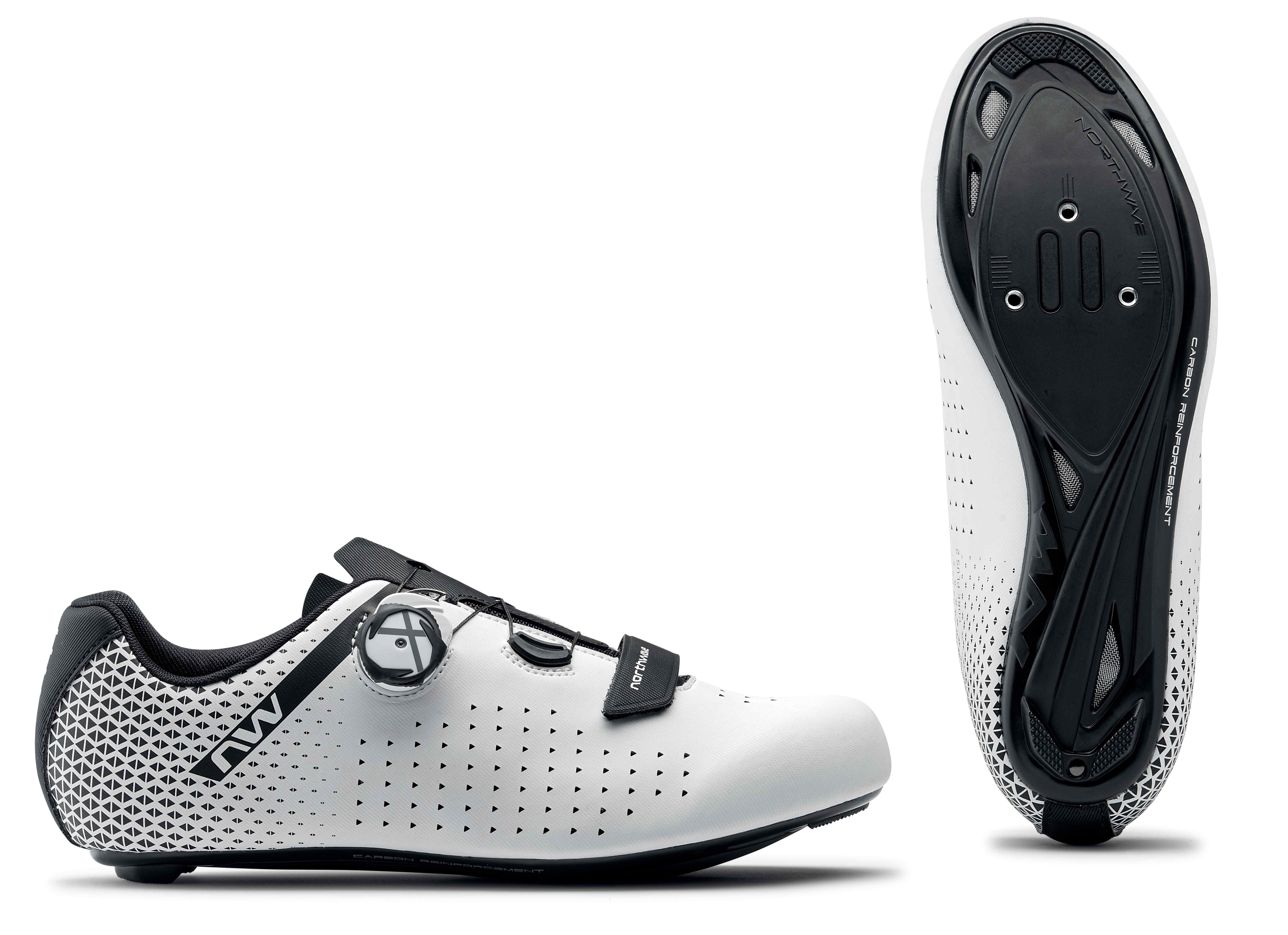 Buty rowerowe szosowe męskie NORTHWAVE CORE PLUS 2 białe