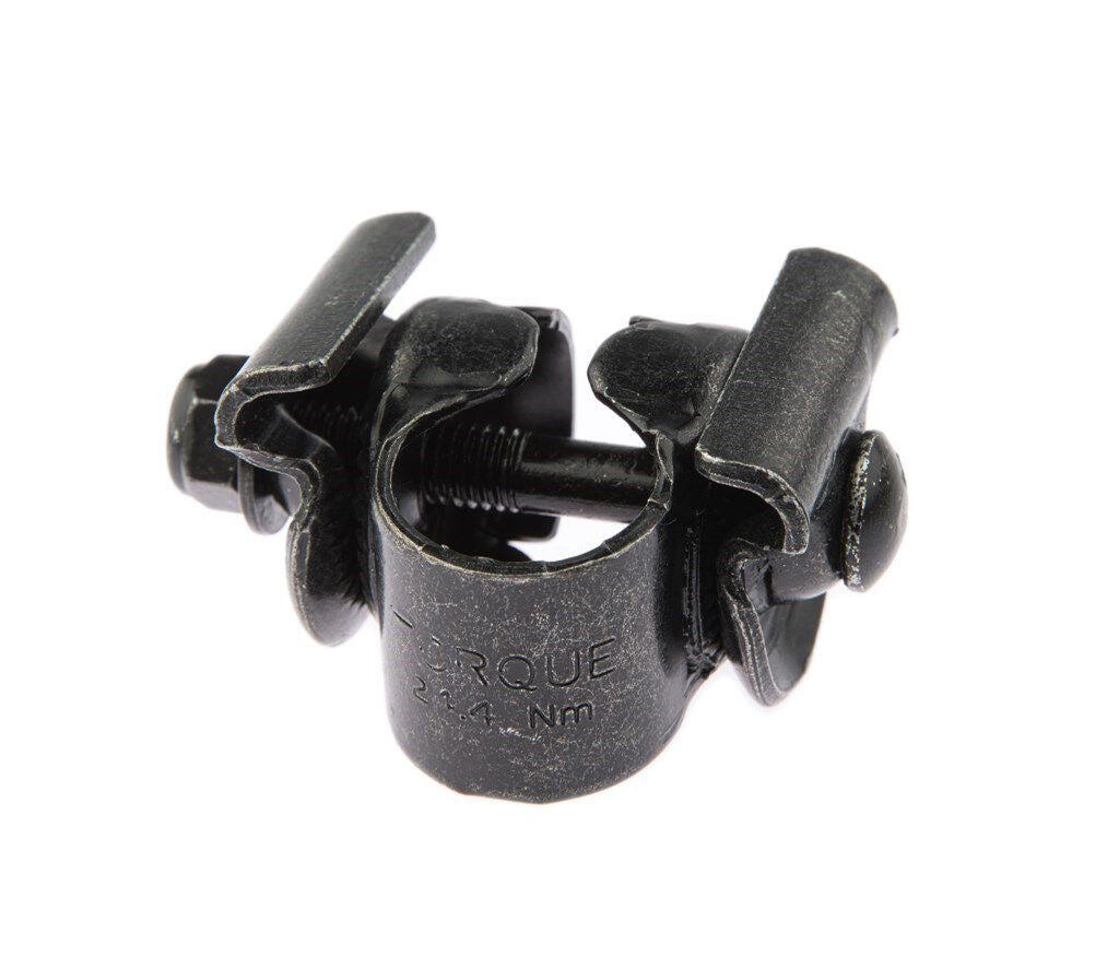 Zacisk siodła Selle Bassano 3-częściowy ocynkowany czarny 25,4 mm