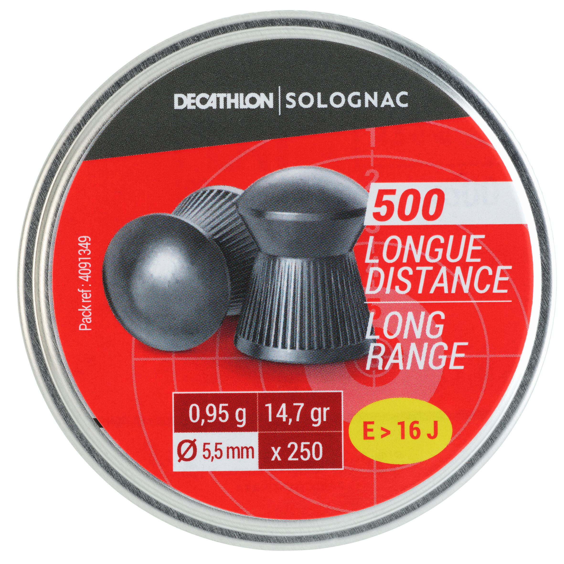 Śrut 500 kaliber 5,5 mm duży dystans
