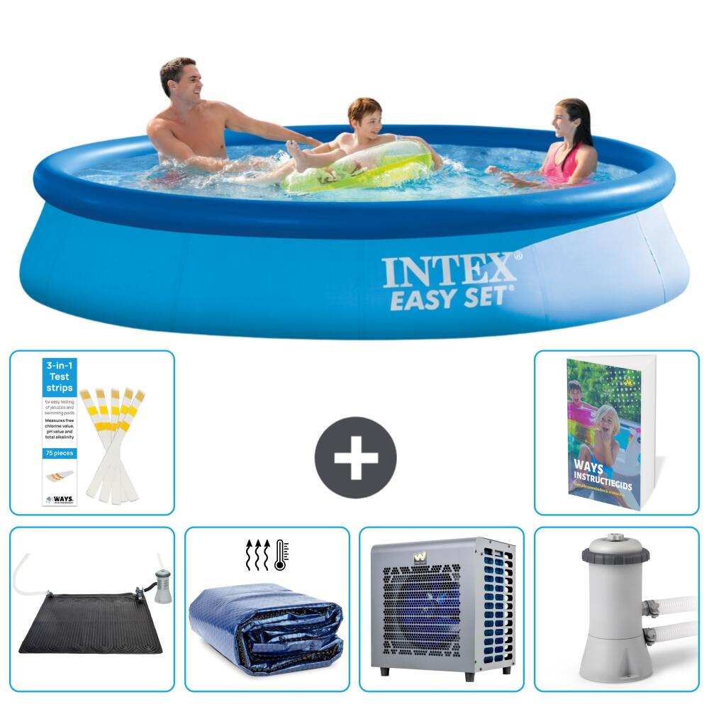 INTEX Basen Easy Set Okrągły - 366x76 cm - 7-częściowy S42