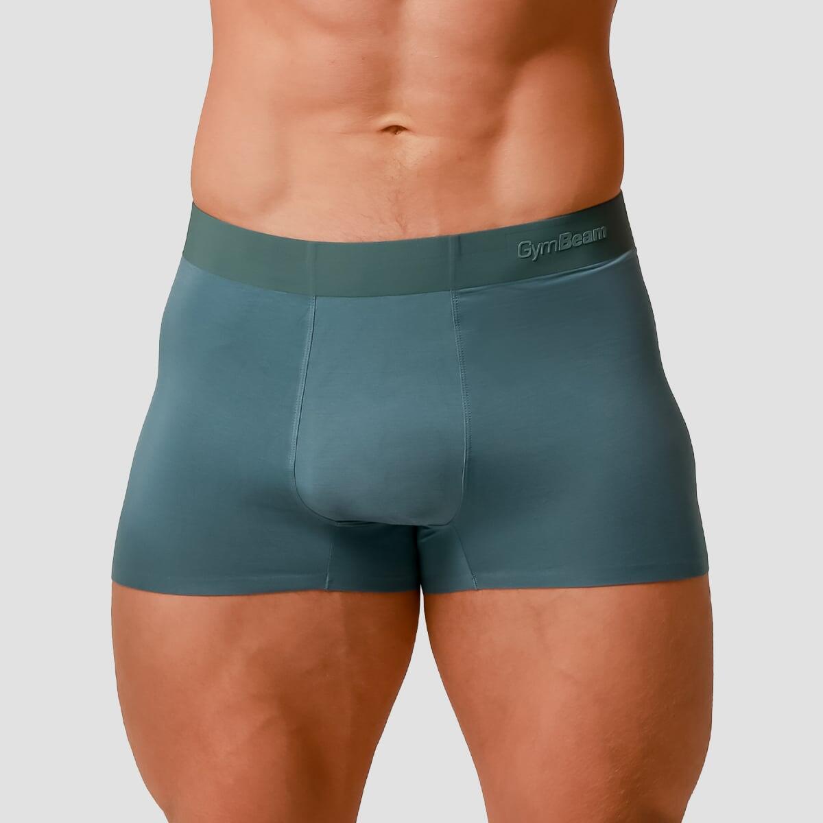 Bokserki męskie regular niebieskie Soft 2Pack