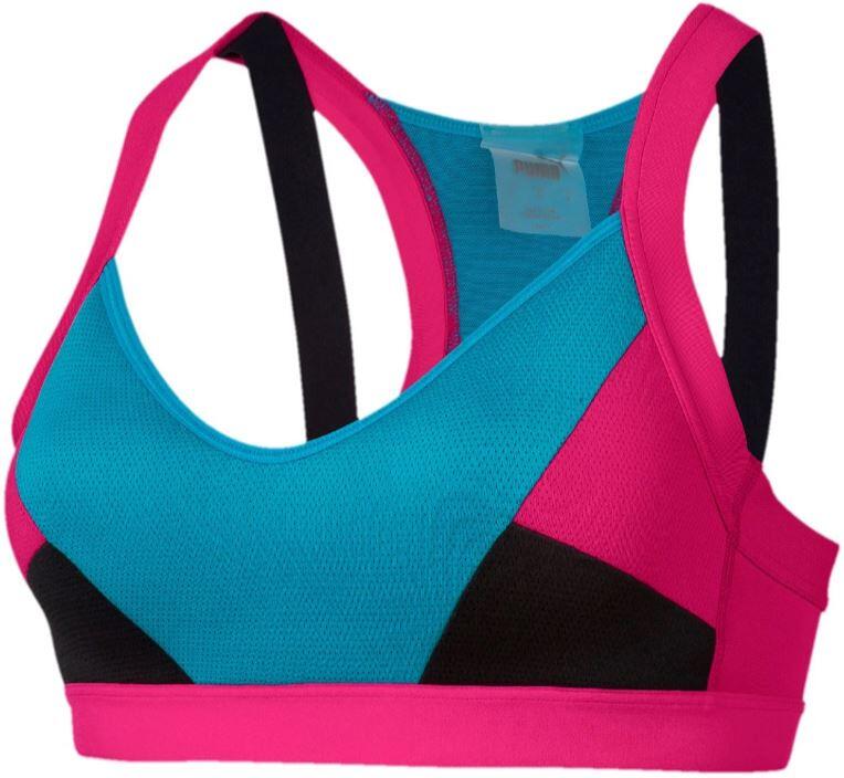 Damski biustonosz sportowy Puma Density Bra H Różowy