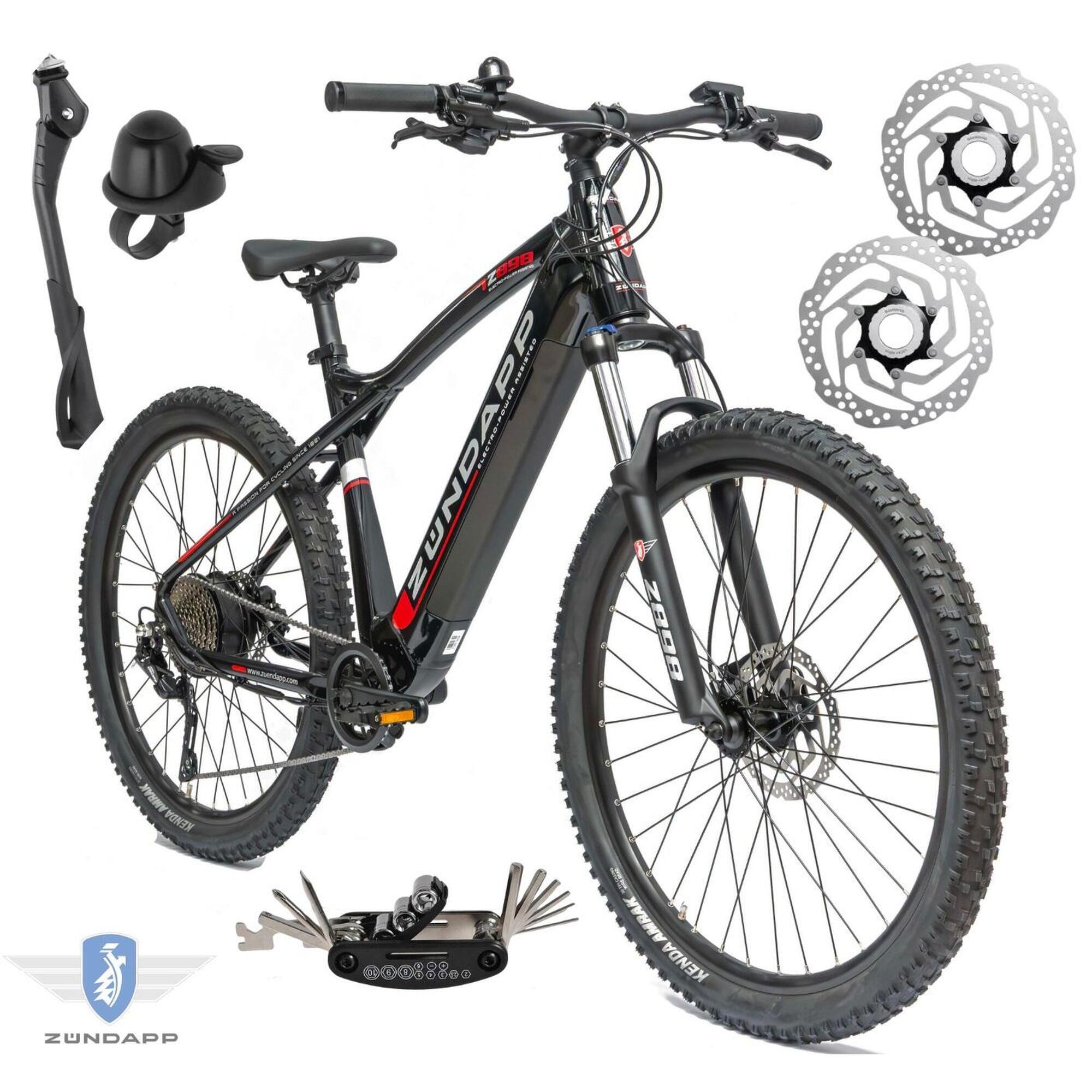 Rower Elektryczny Męski Damski Górski 27 5 SHIMANO Deore LCD Aplikacja 2025