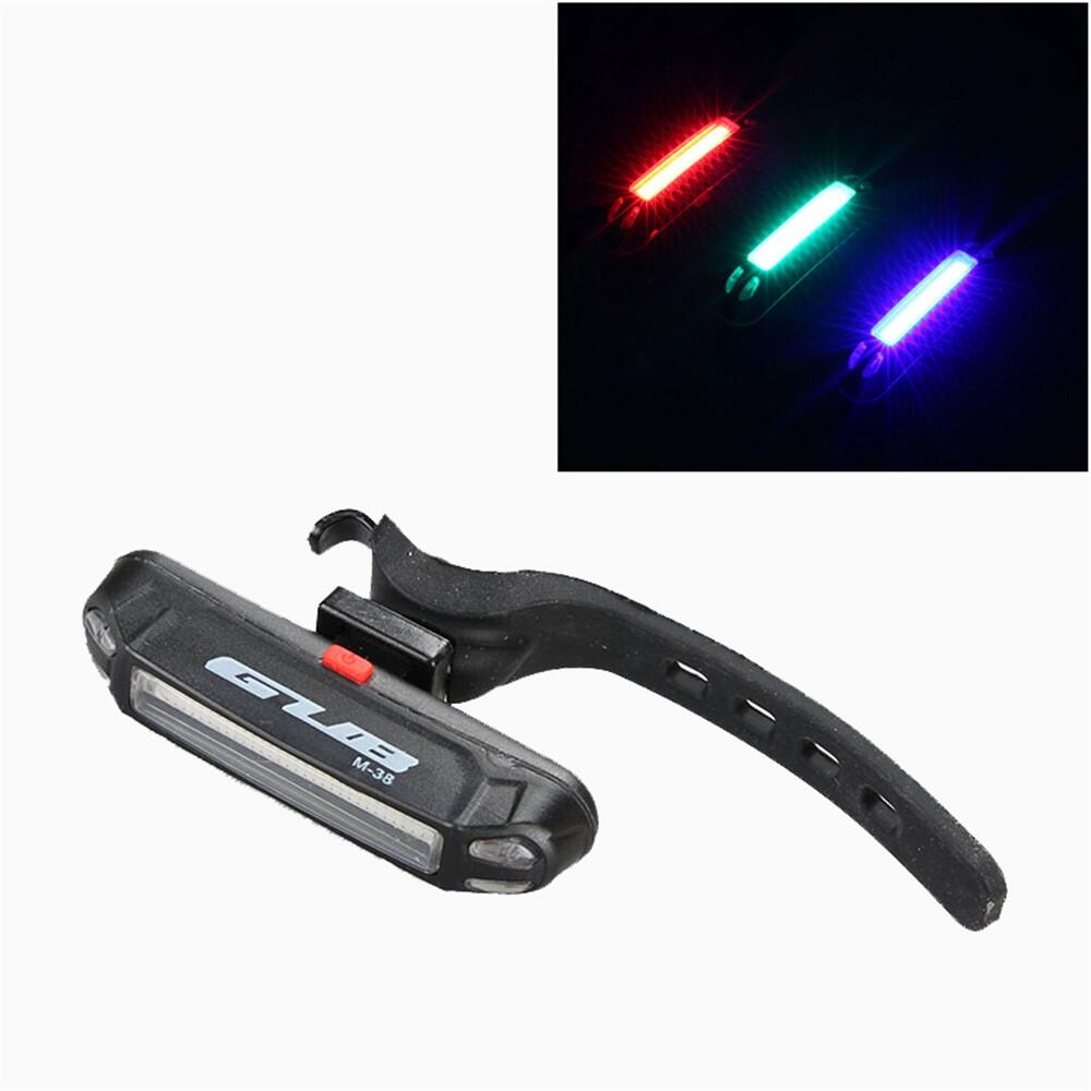 Tylnie światło rowerowe LED 3 kolory USB ładowane