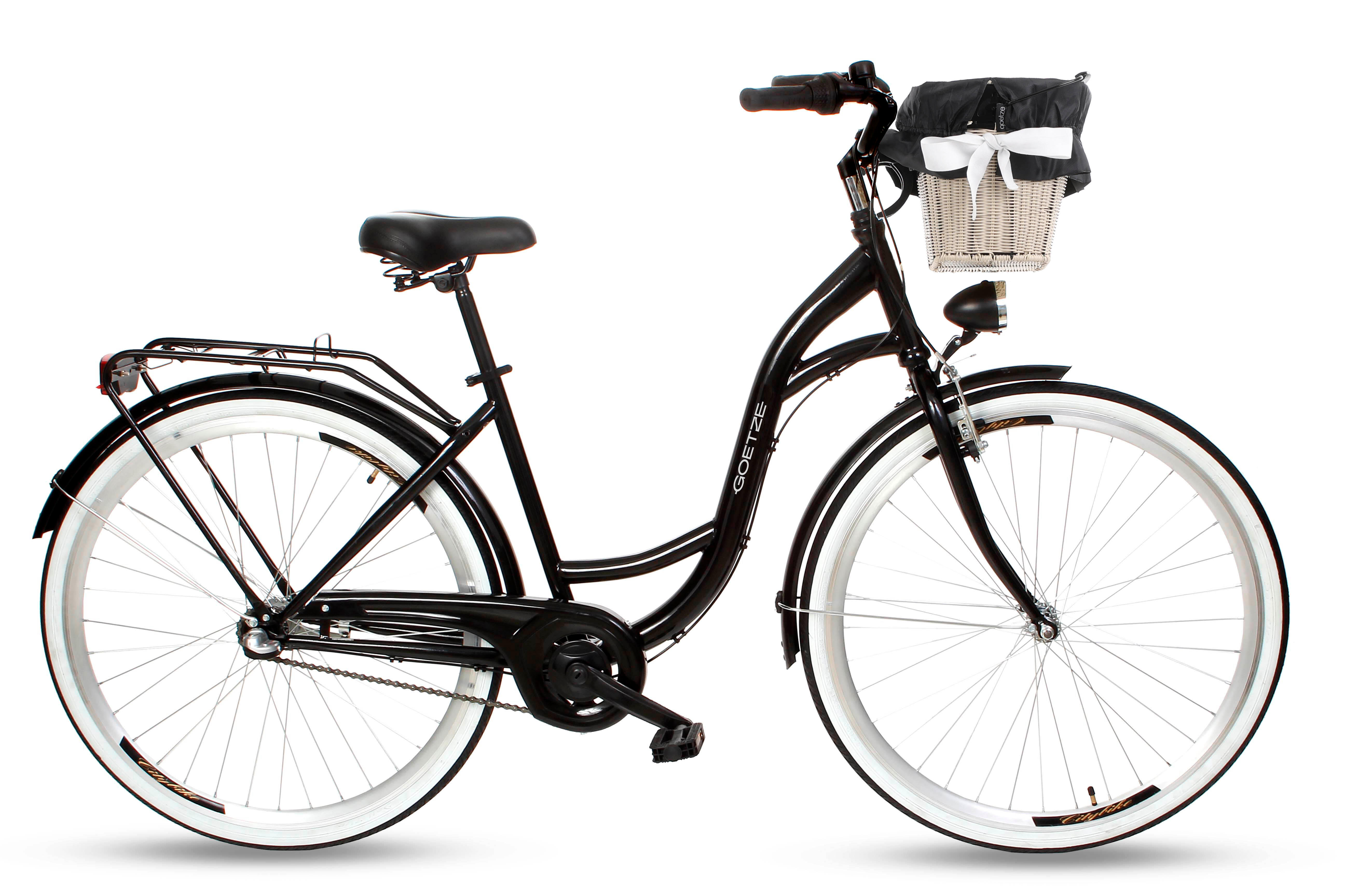Rower miejski damski GOETZE Style 28 3B kosz